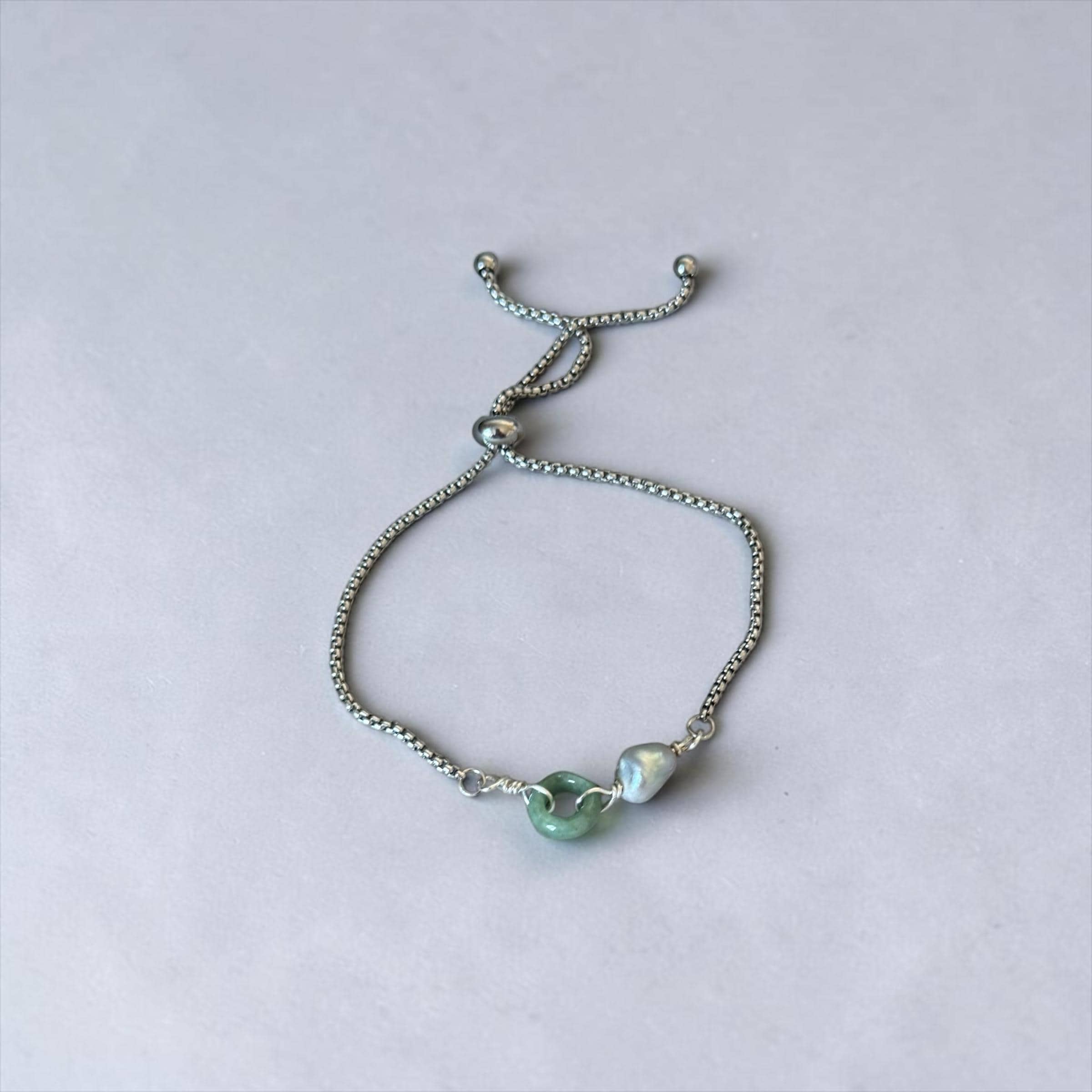 Jade After Dark Bolo Bracelet