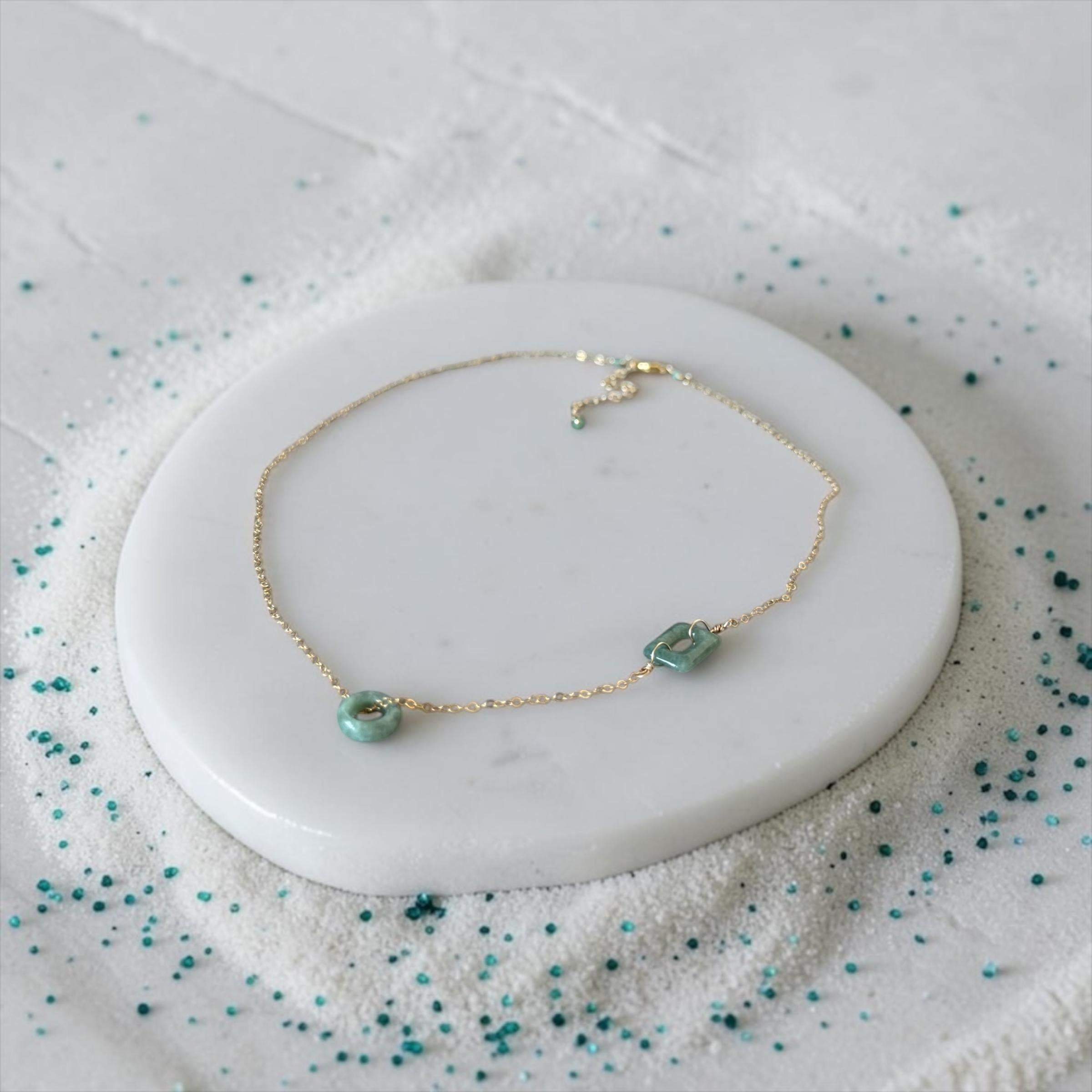 Jade Poison Ivy Necklace