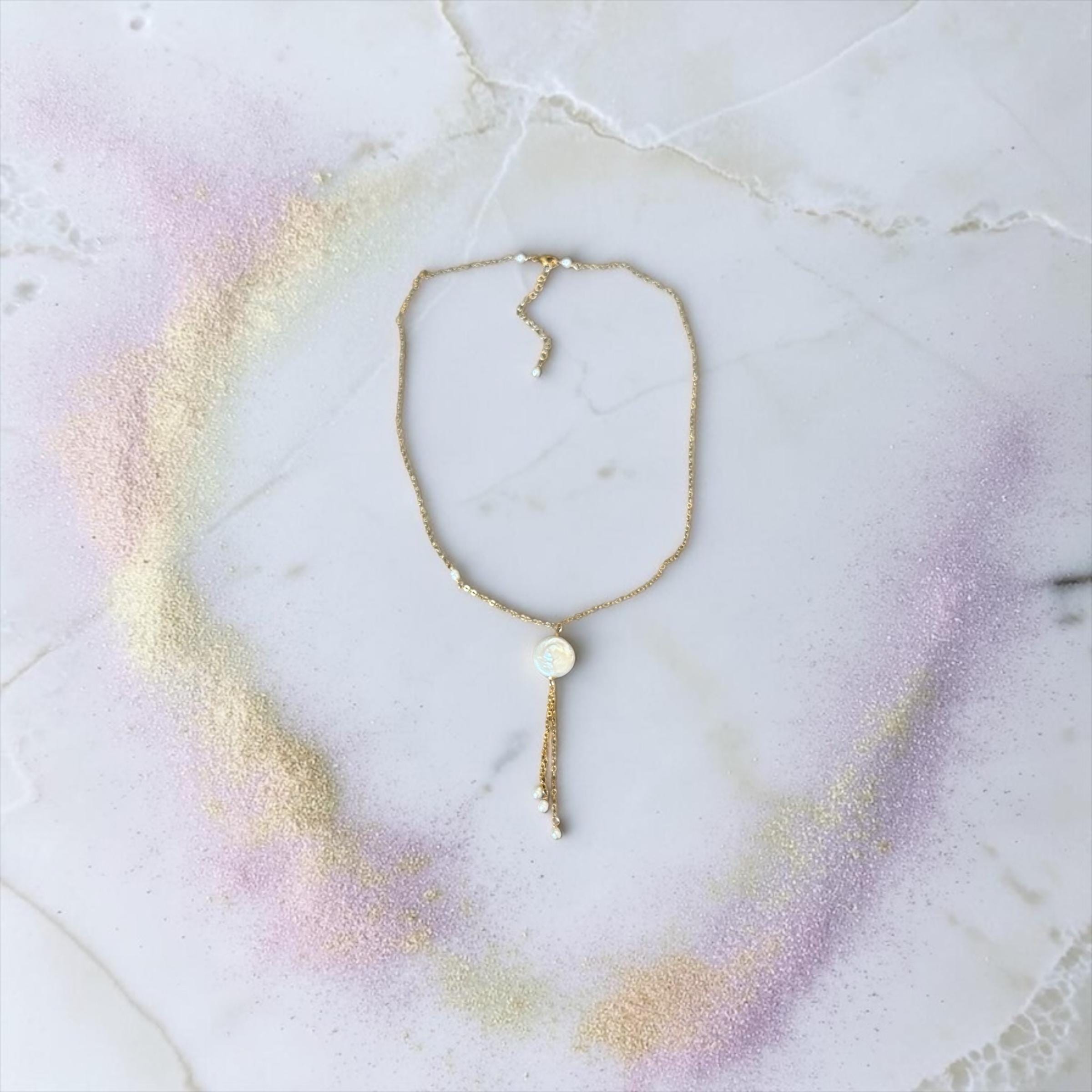 Pearl Cascade Necklace