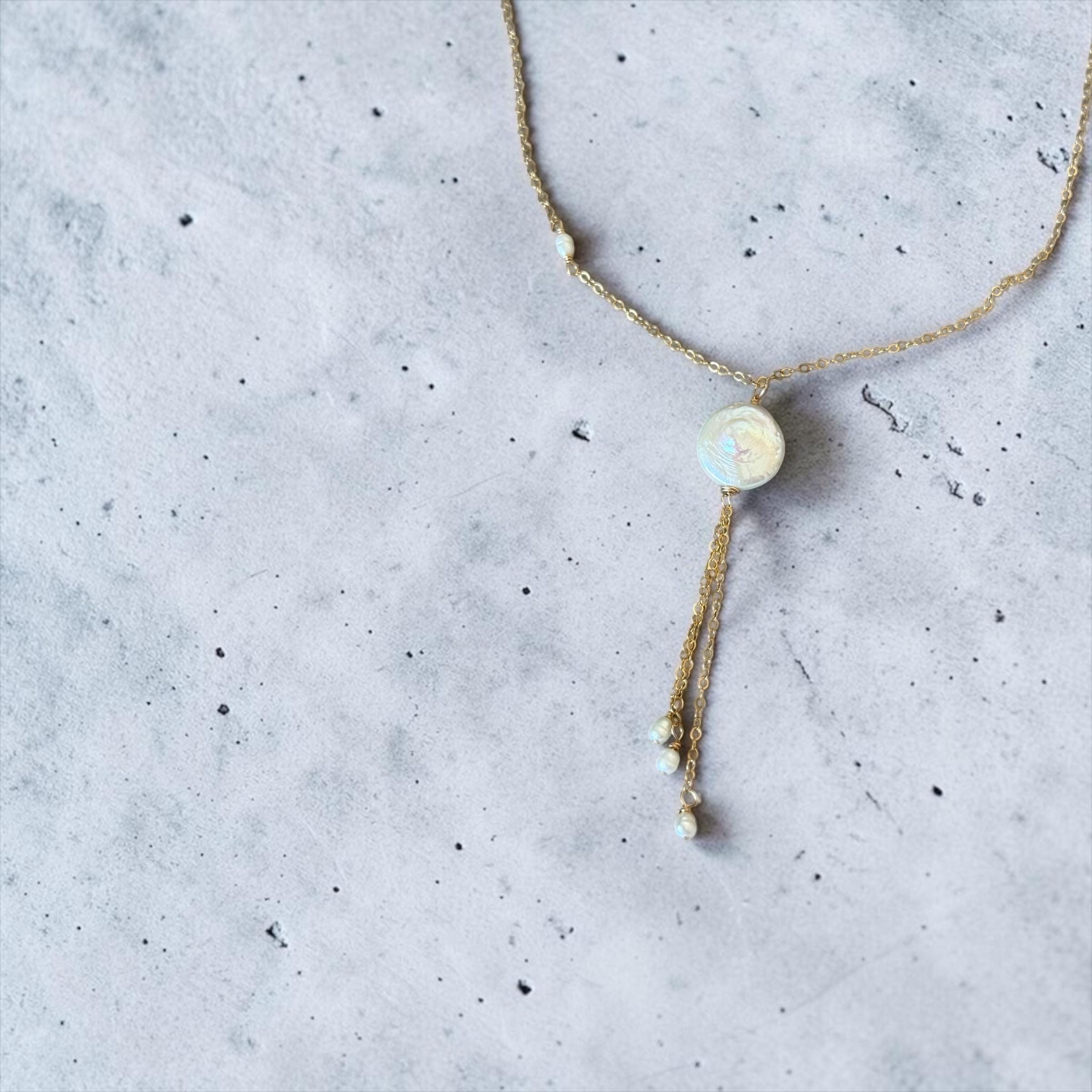 Pearl Cascade Necklace