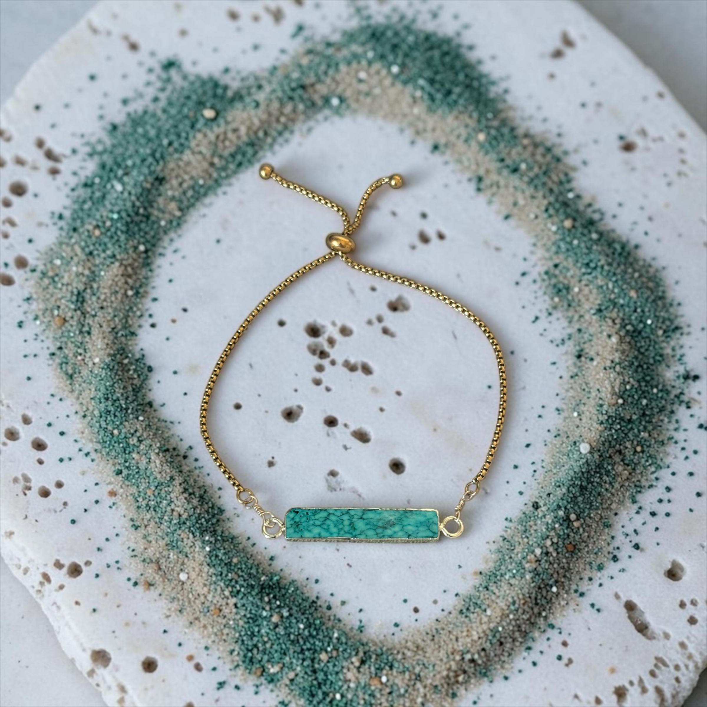 Wild Turquoise Bolo Bracelet