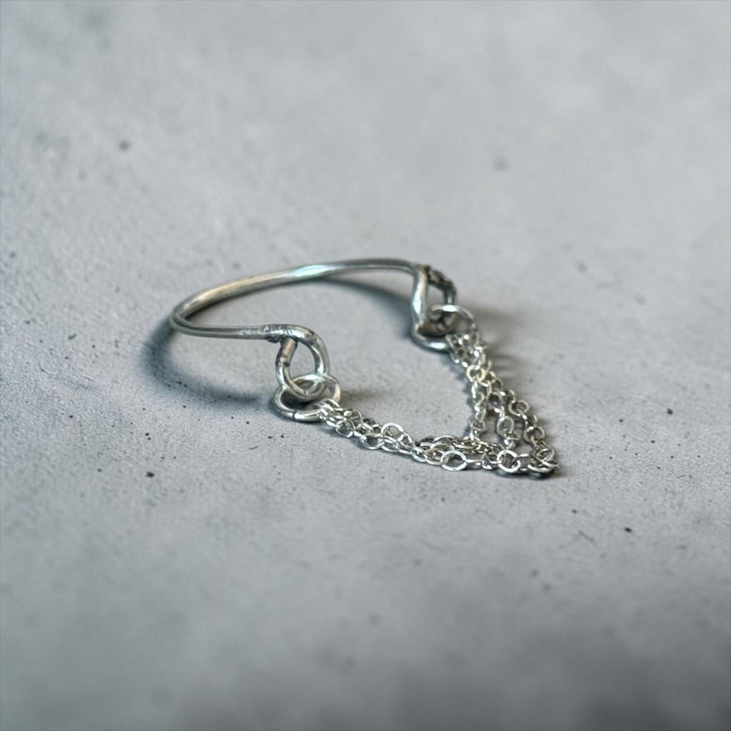 Silver After Dark Ring