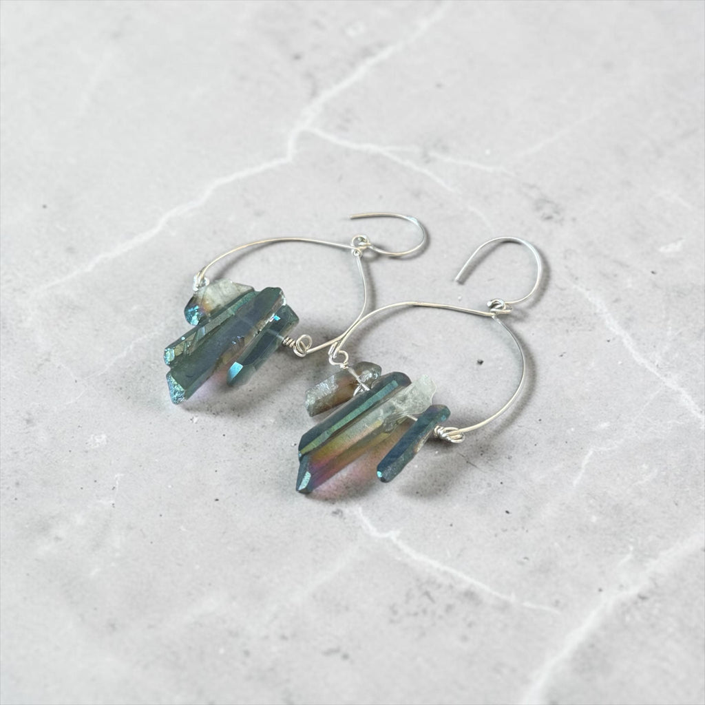 Prism Rebellion Quartz Earrings