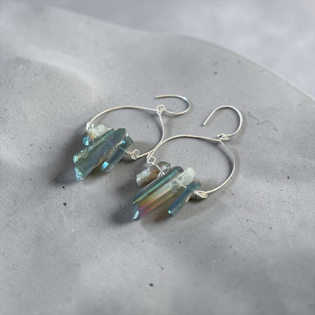 Prism Rebellion Quartz Earrings