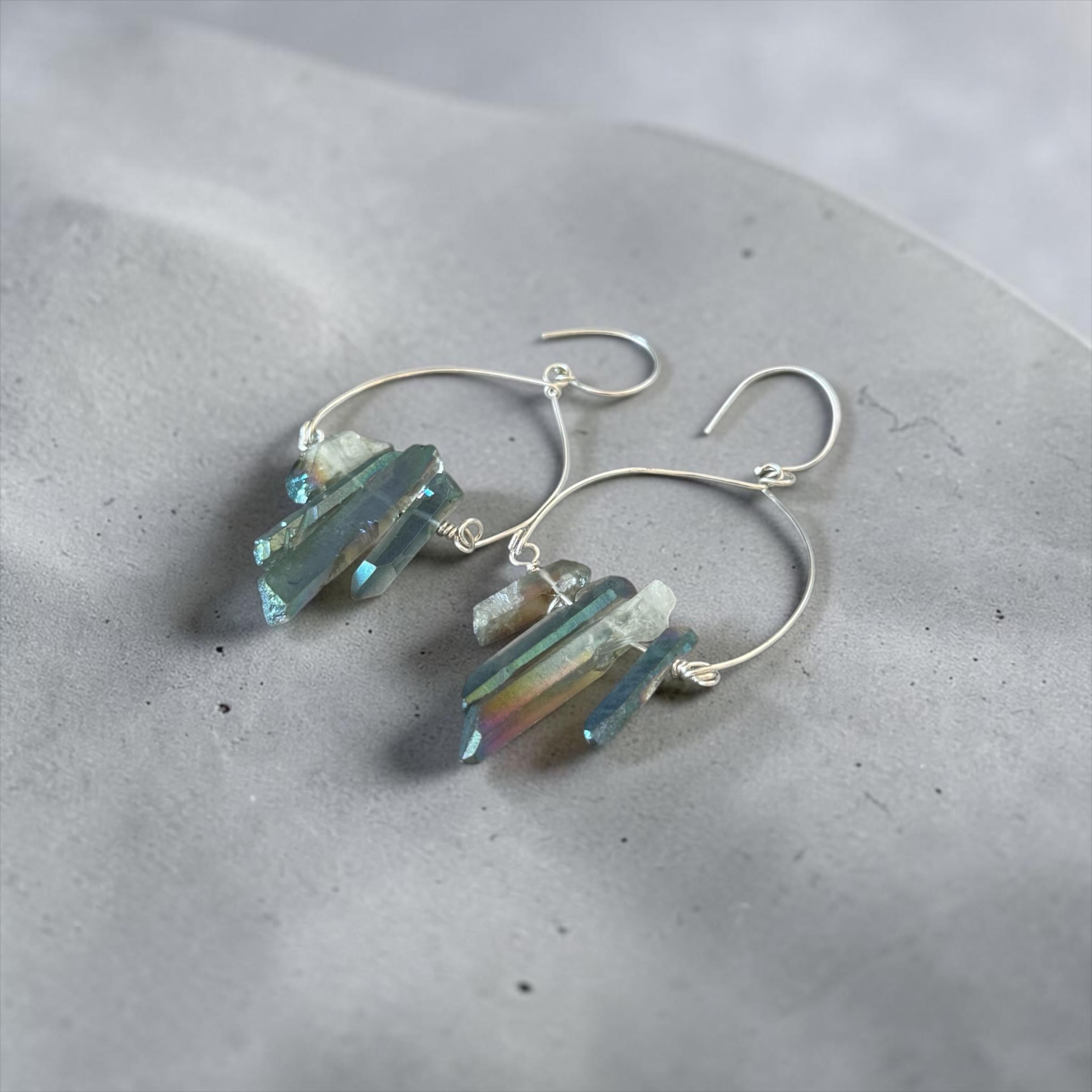 Prism Rebellion Quartz Earrings