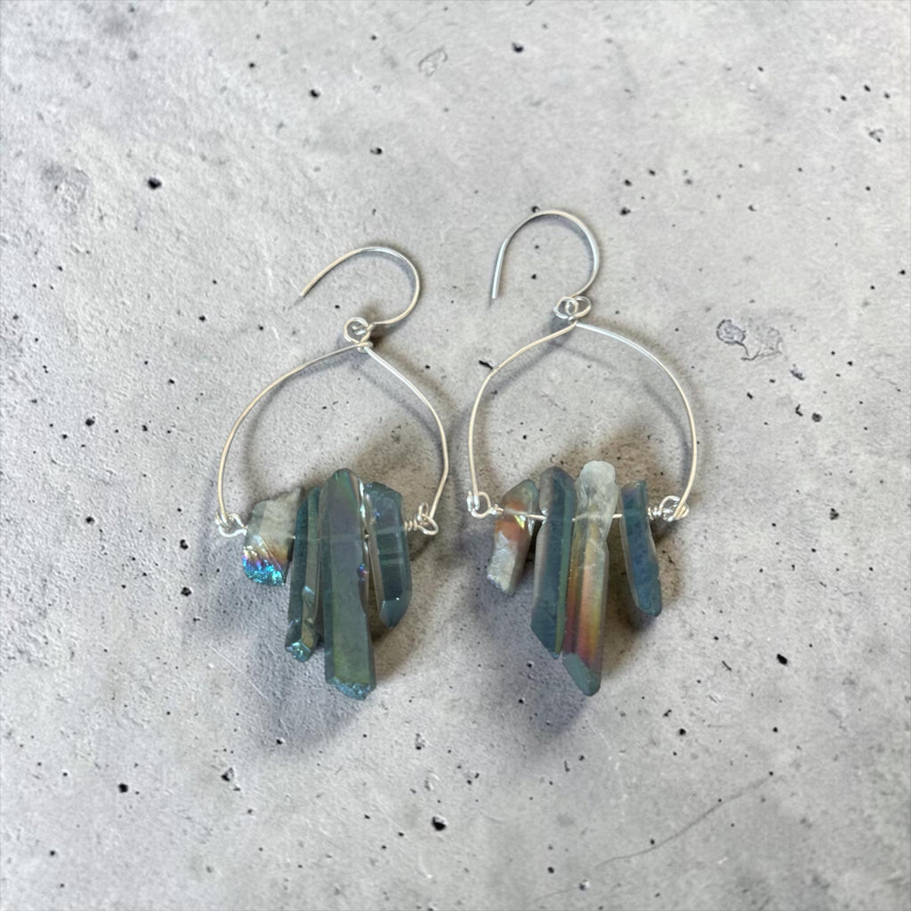 Prism Rebellion Quartz Earrings