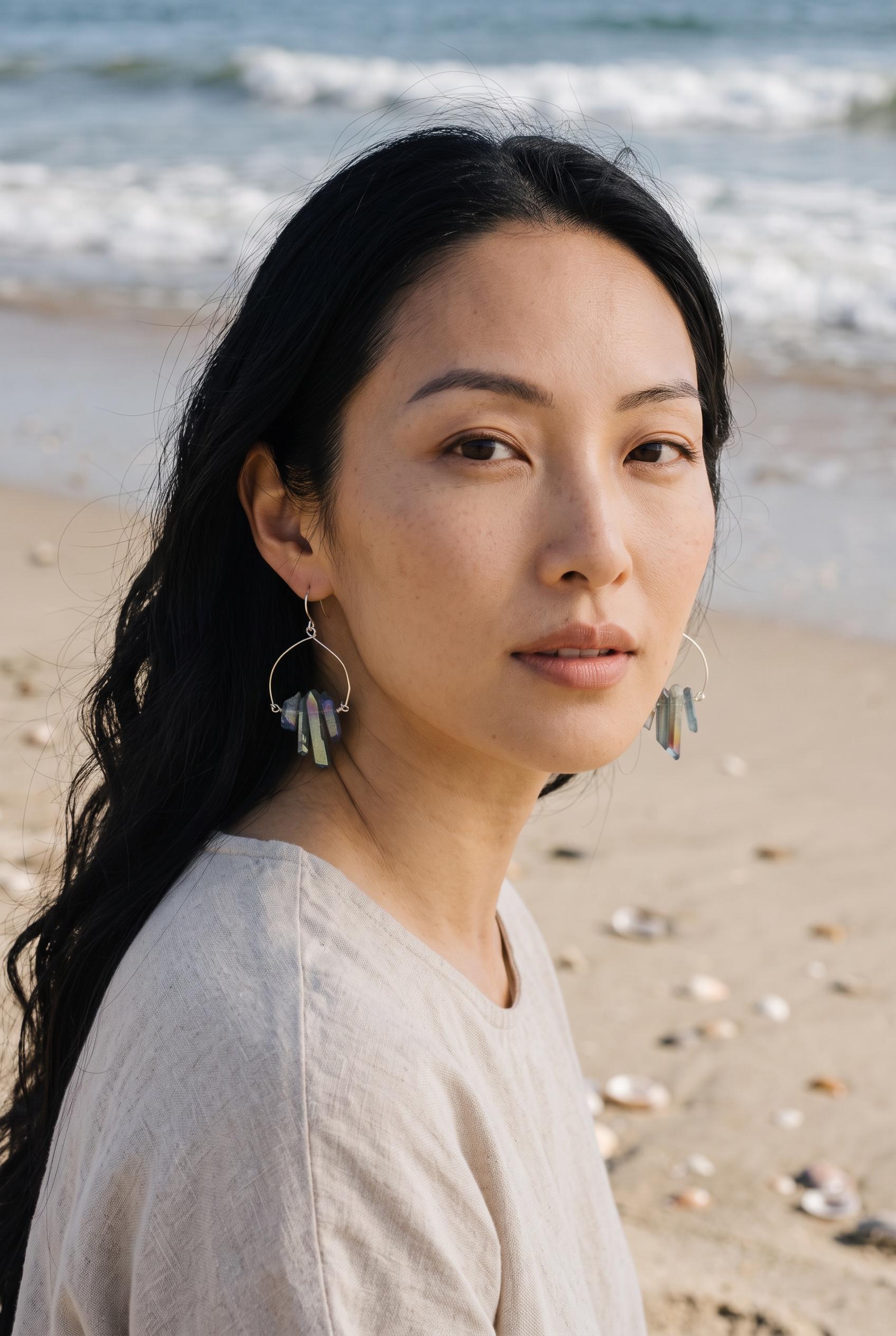 Prism Rebellion Quartz Earrings
