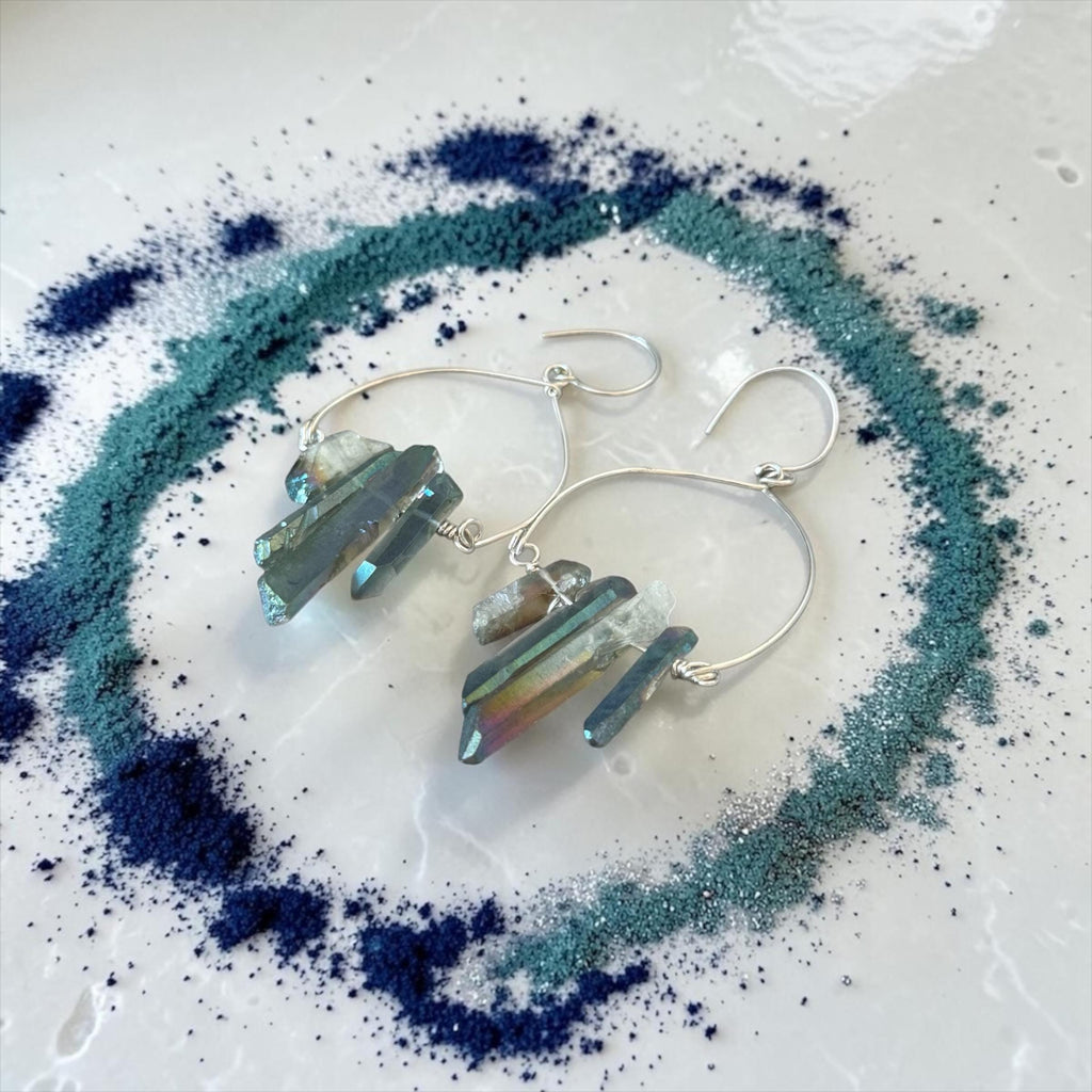 Prism Rebellion Quartz Earrings