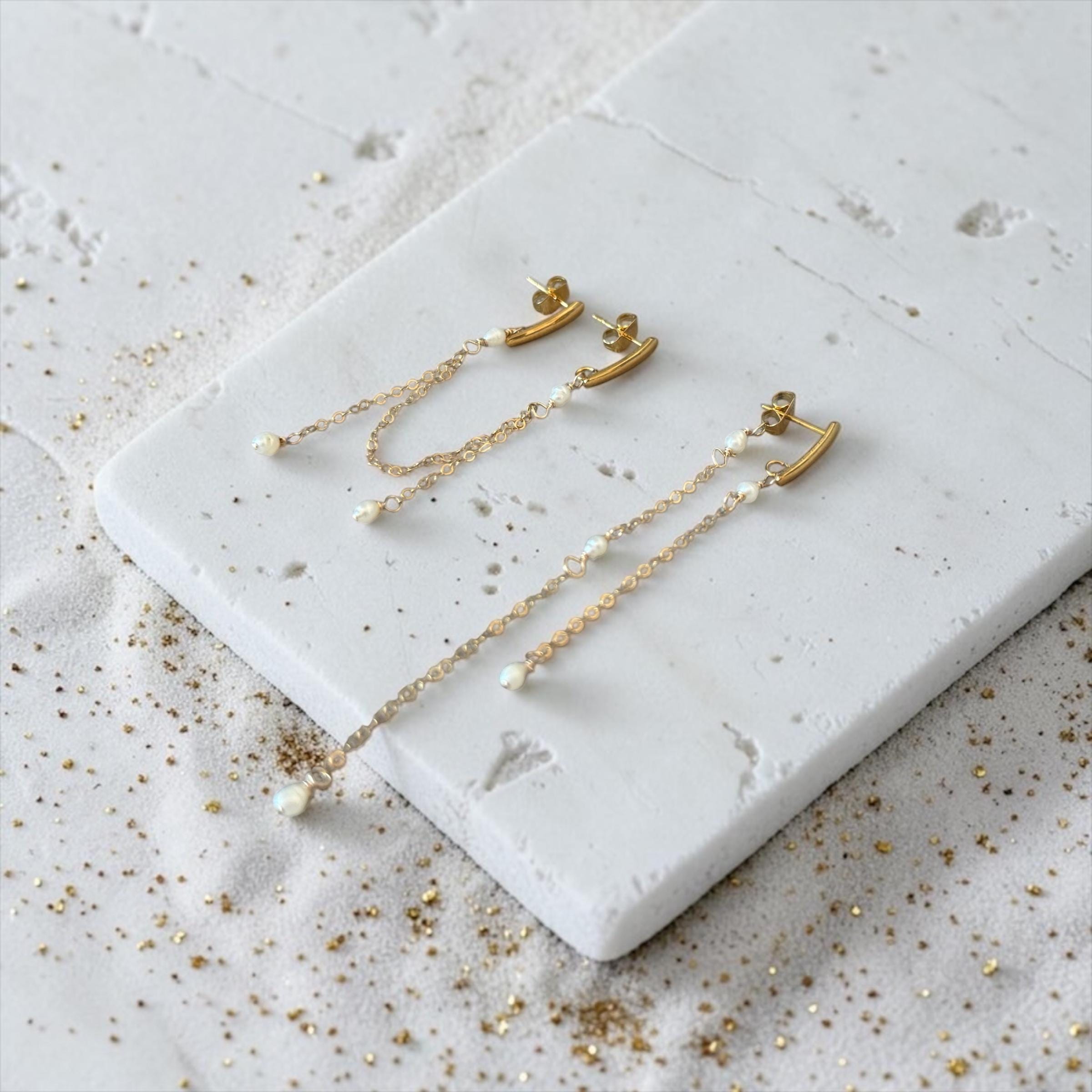 Liquid Pearl Earrings
