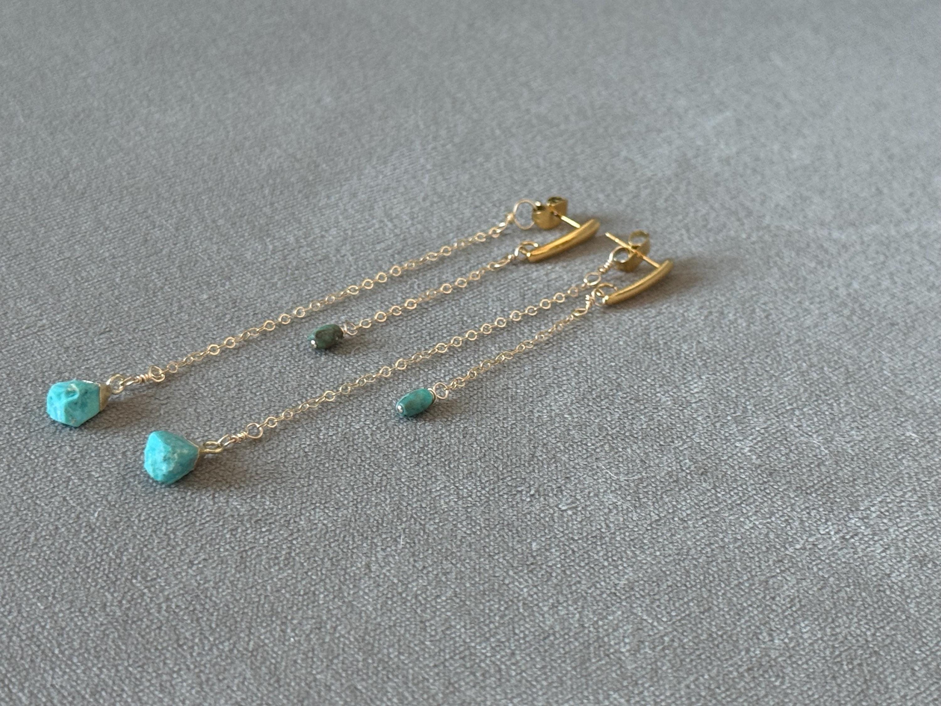 Turquoise Drip Earrings