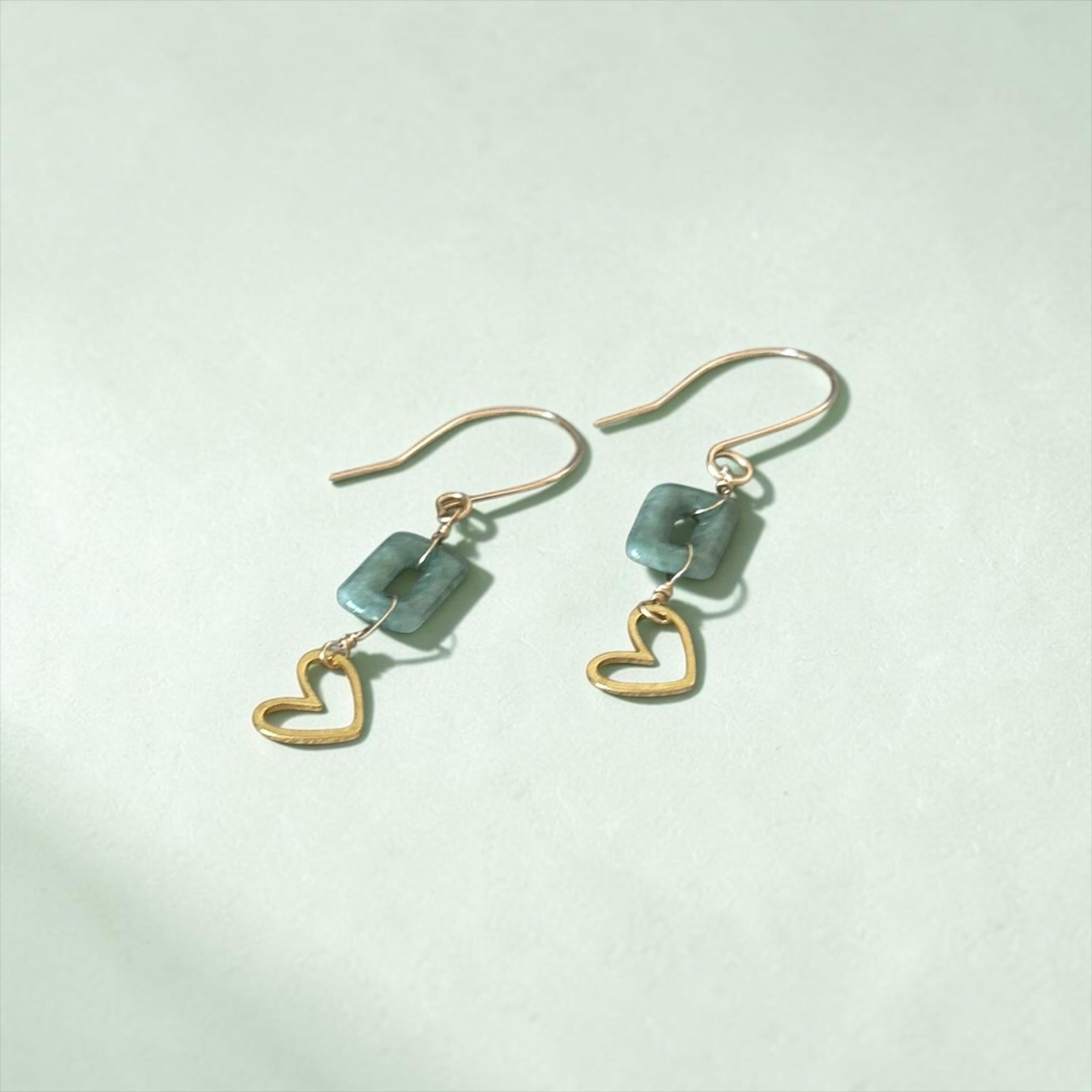 Jaded Hearts Earrings