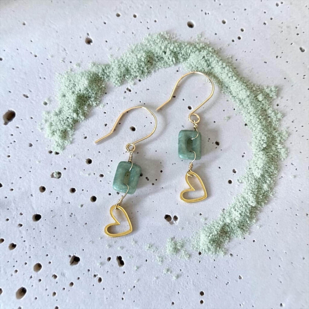 Jaded Hearts Earrings