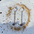Purple Pearl After Dark Earrings