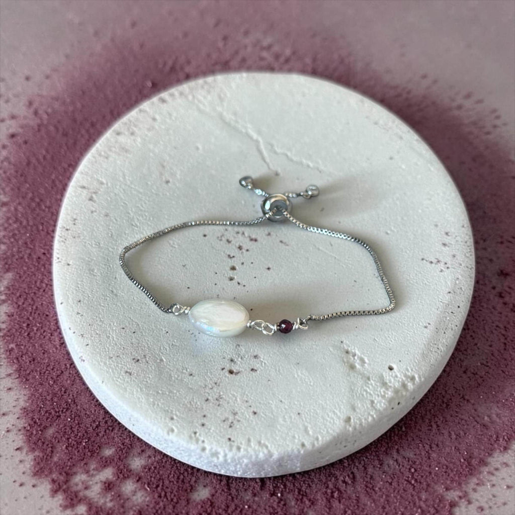 Moon & Merlot Bracelet