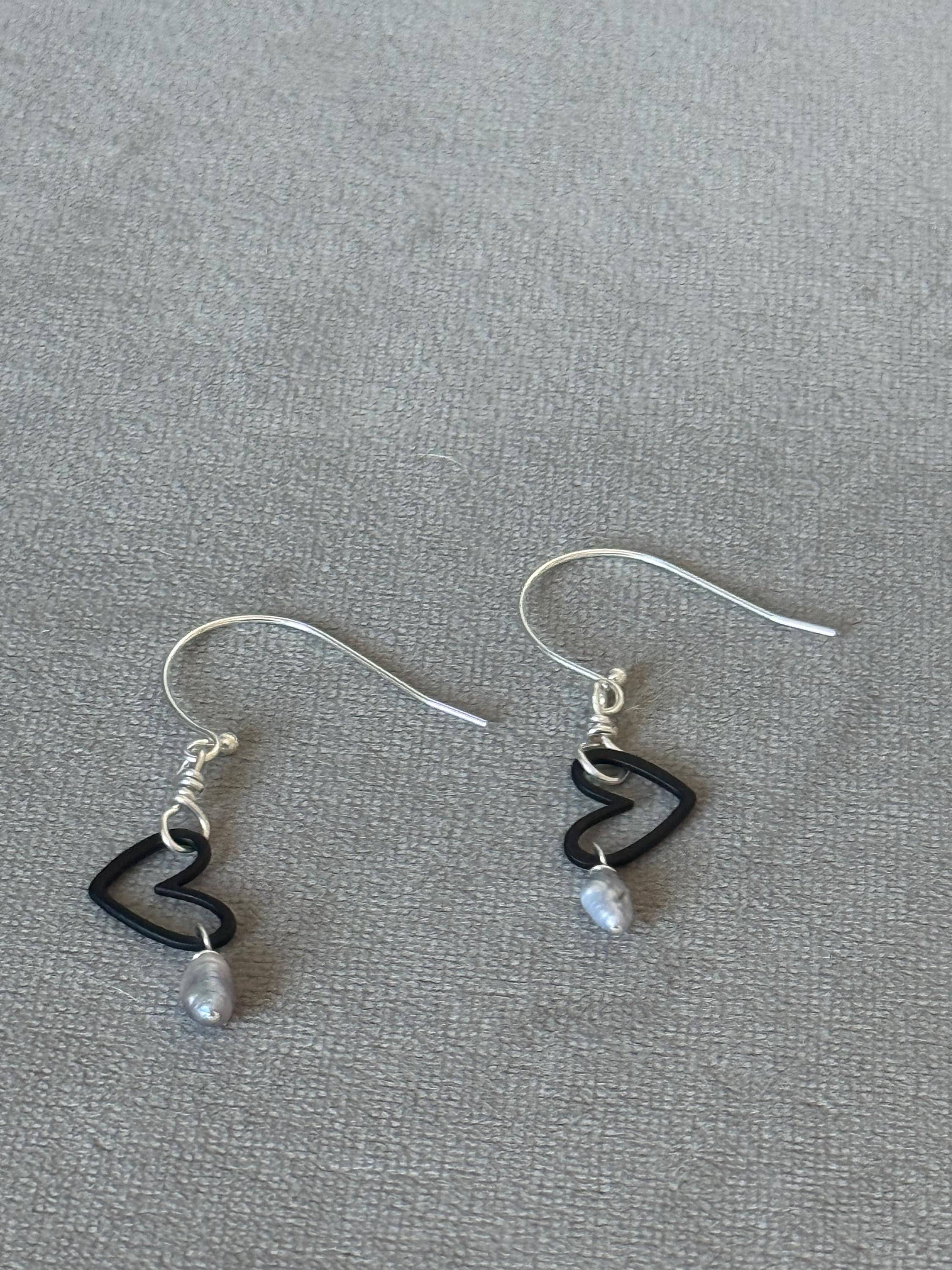 Black Heart Theory Earrings