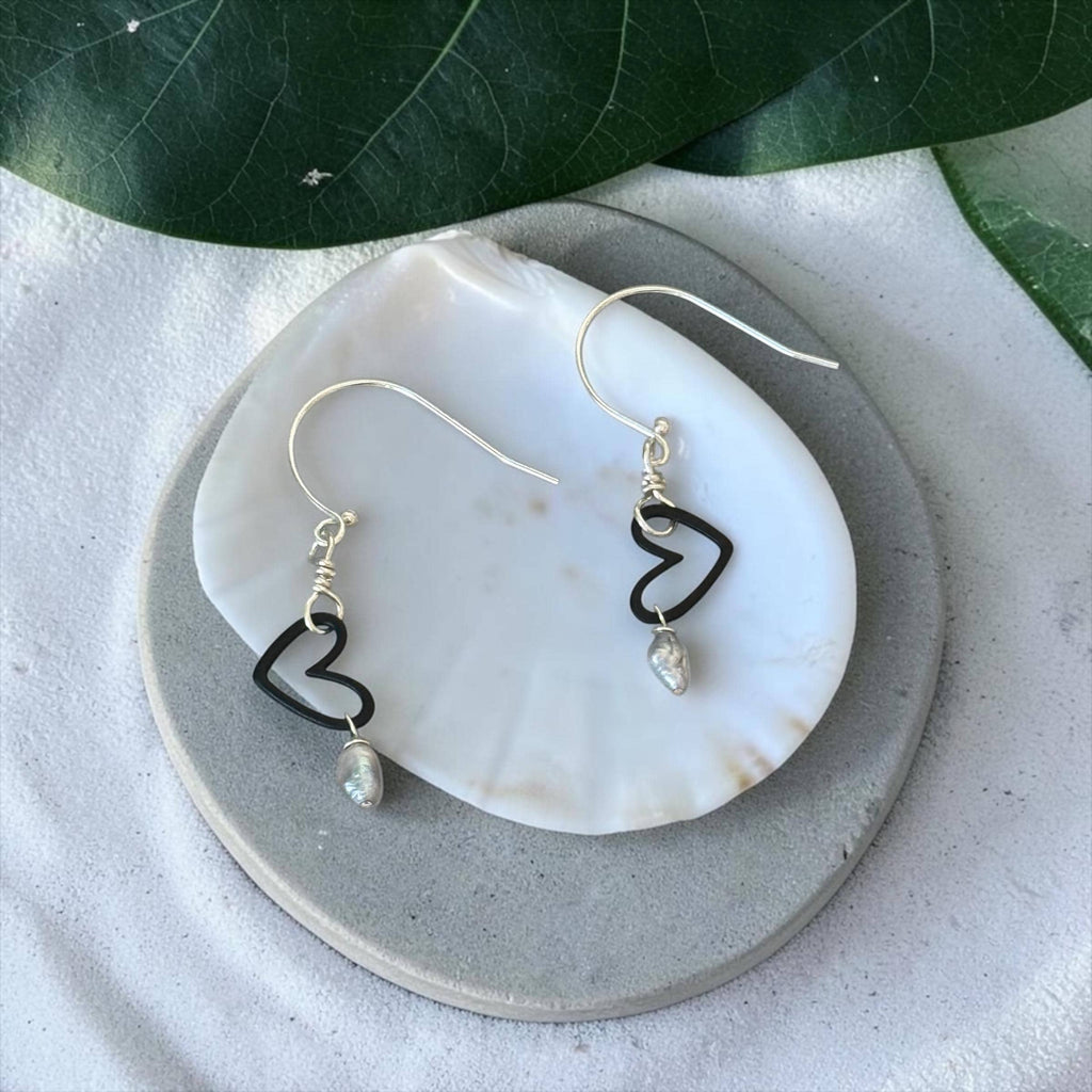 Black Heart Theory Earrings