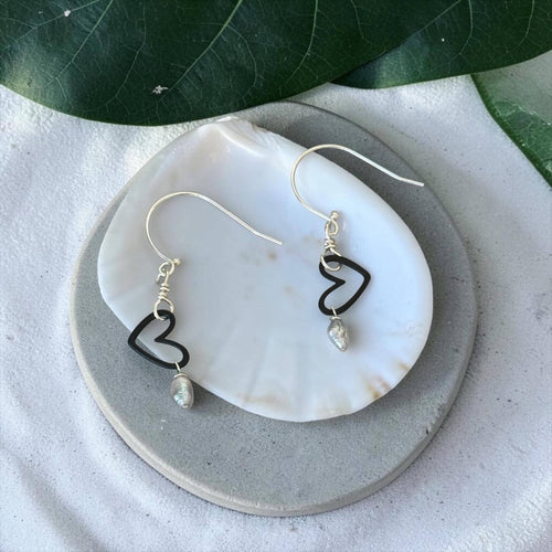 Black Heart Theory Earrings
