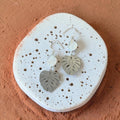Silver Tropic Pearl Earrings