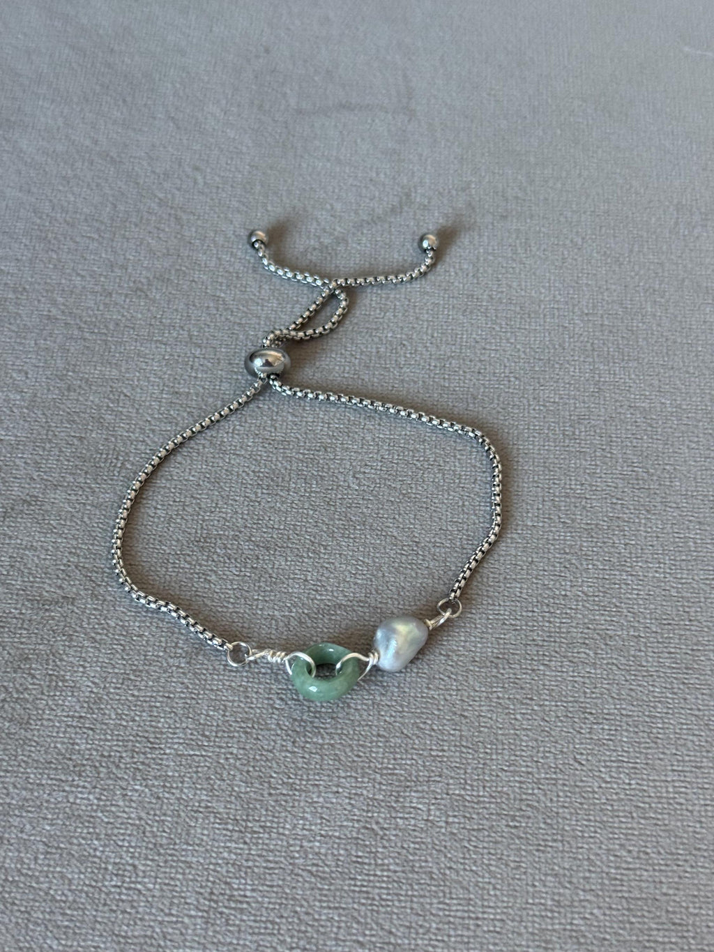 Jade After Dark Bolo Bracelet
