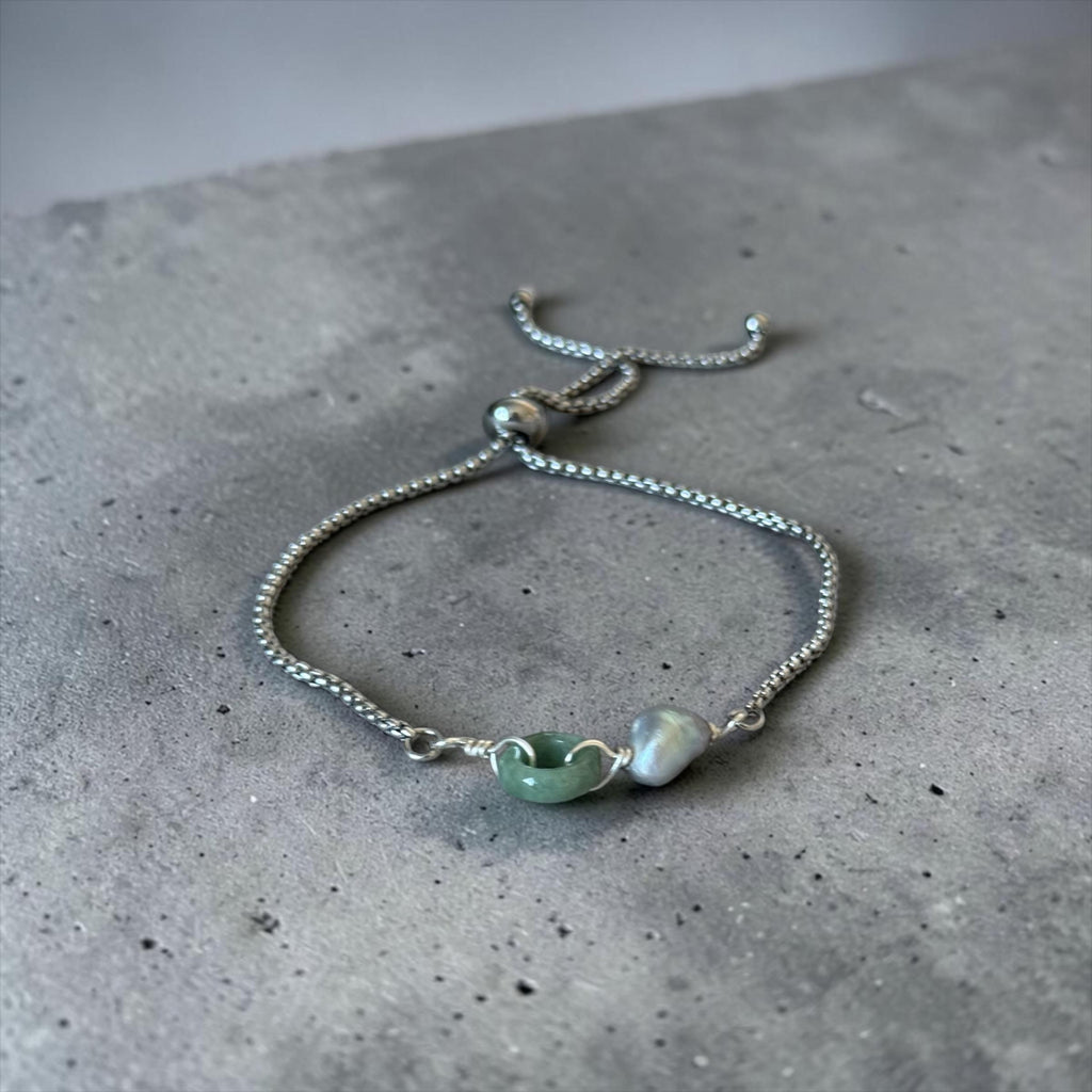 Jade After Dark Bolo Bracelet