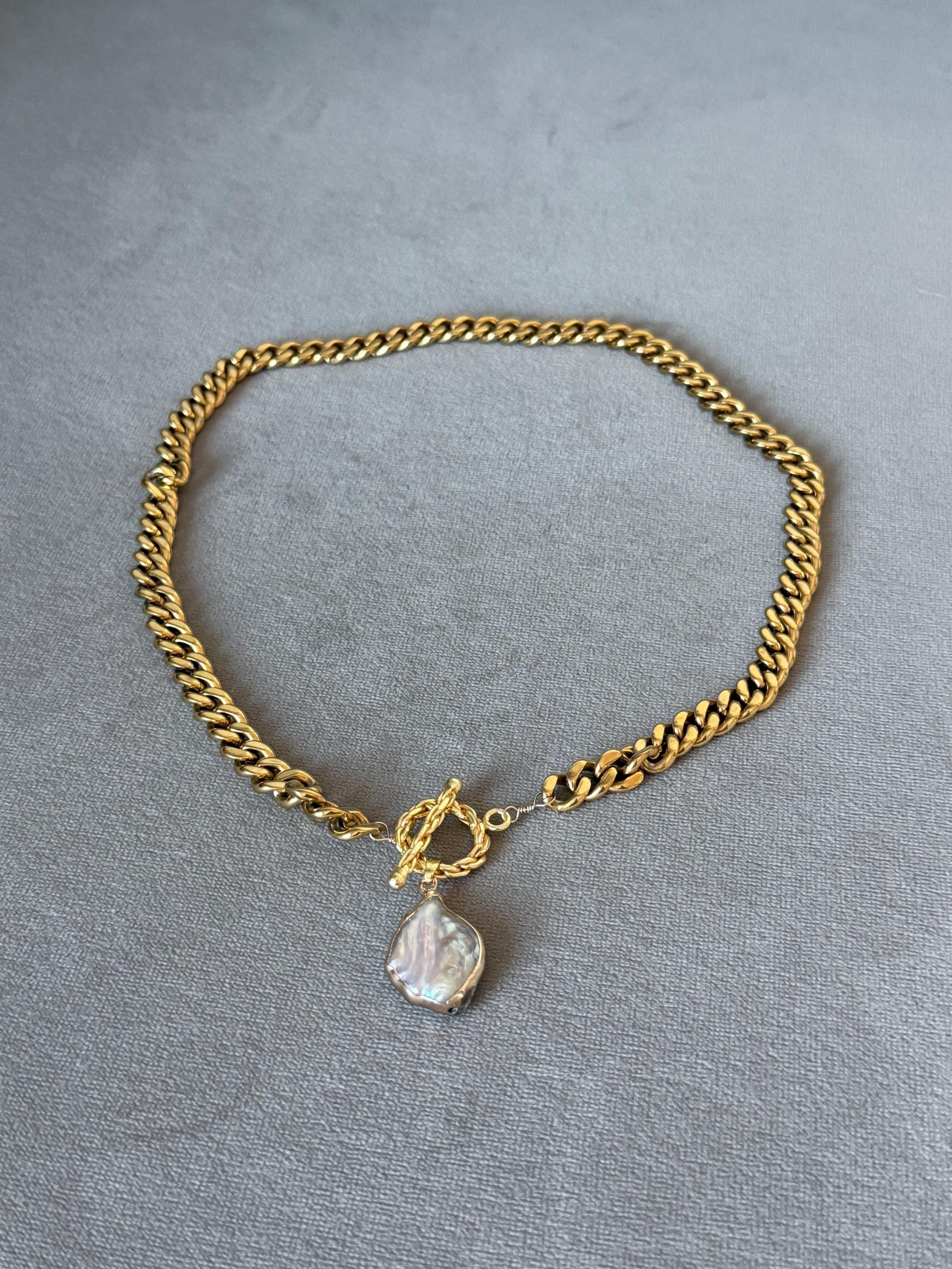 Pearl Provocateur Chunky Necklace