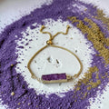 Violet Vice Druzy Bolo Bracelet