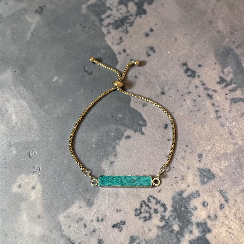 Wild Turquoise Bolo Bracelet