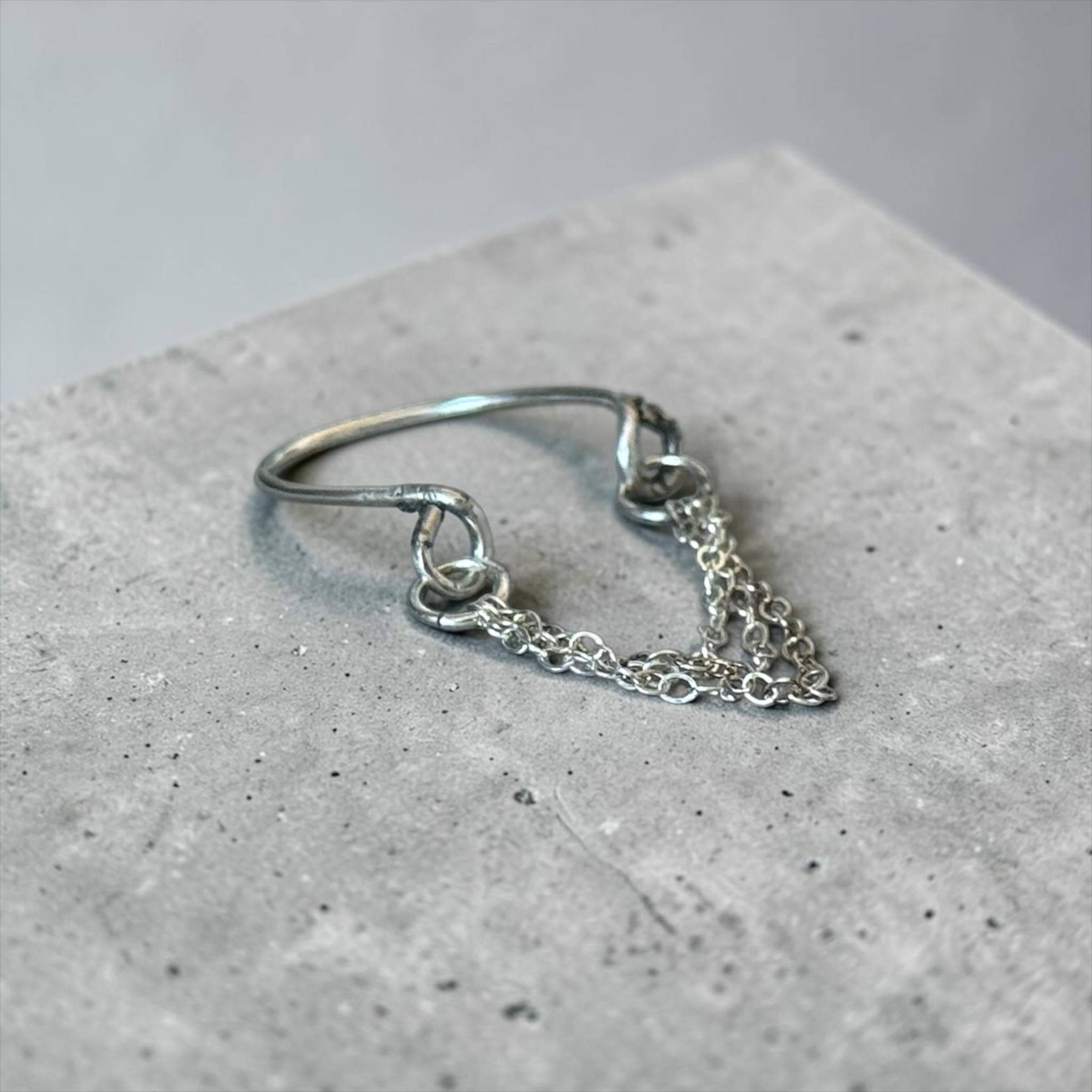 Silver After Dark Ring