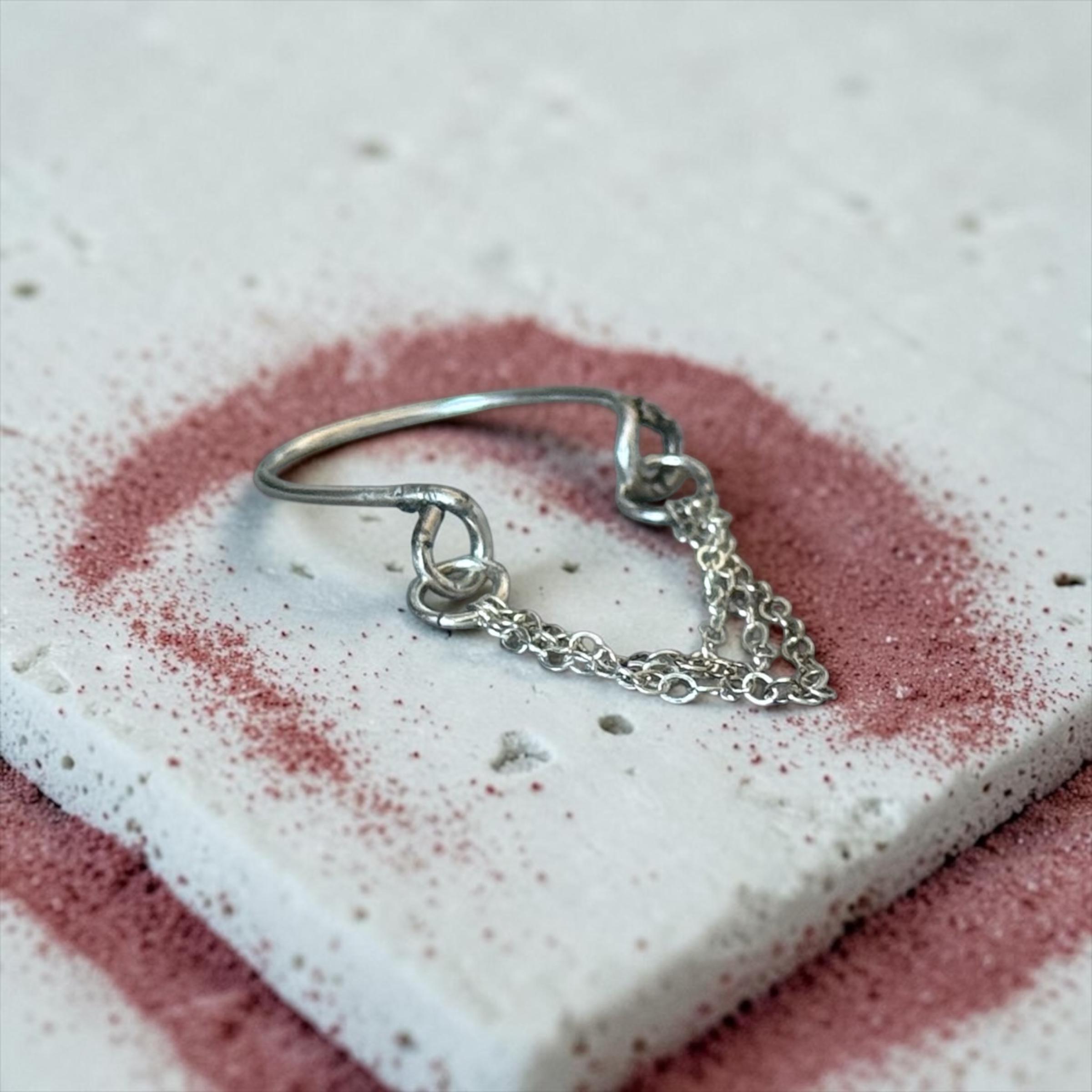 Silver After Dark Ring