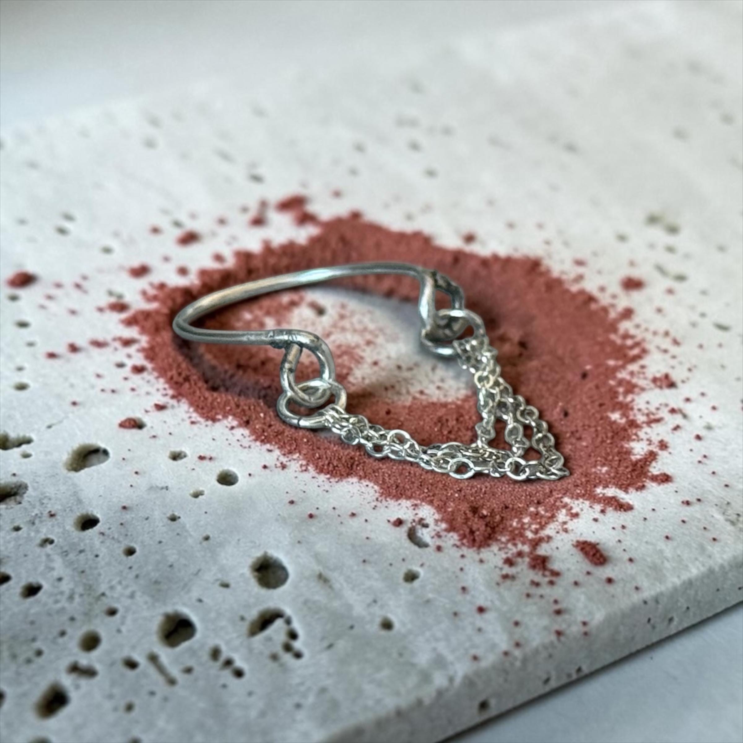 Silver After Dark Ring