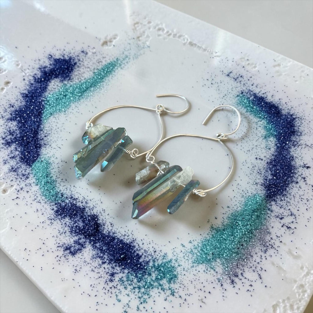 Prism Rebellion Quartz Earrings