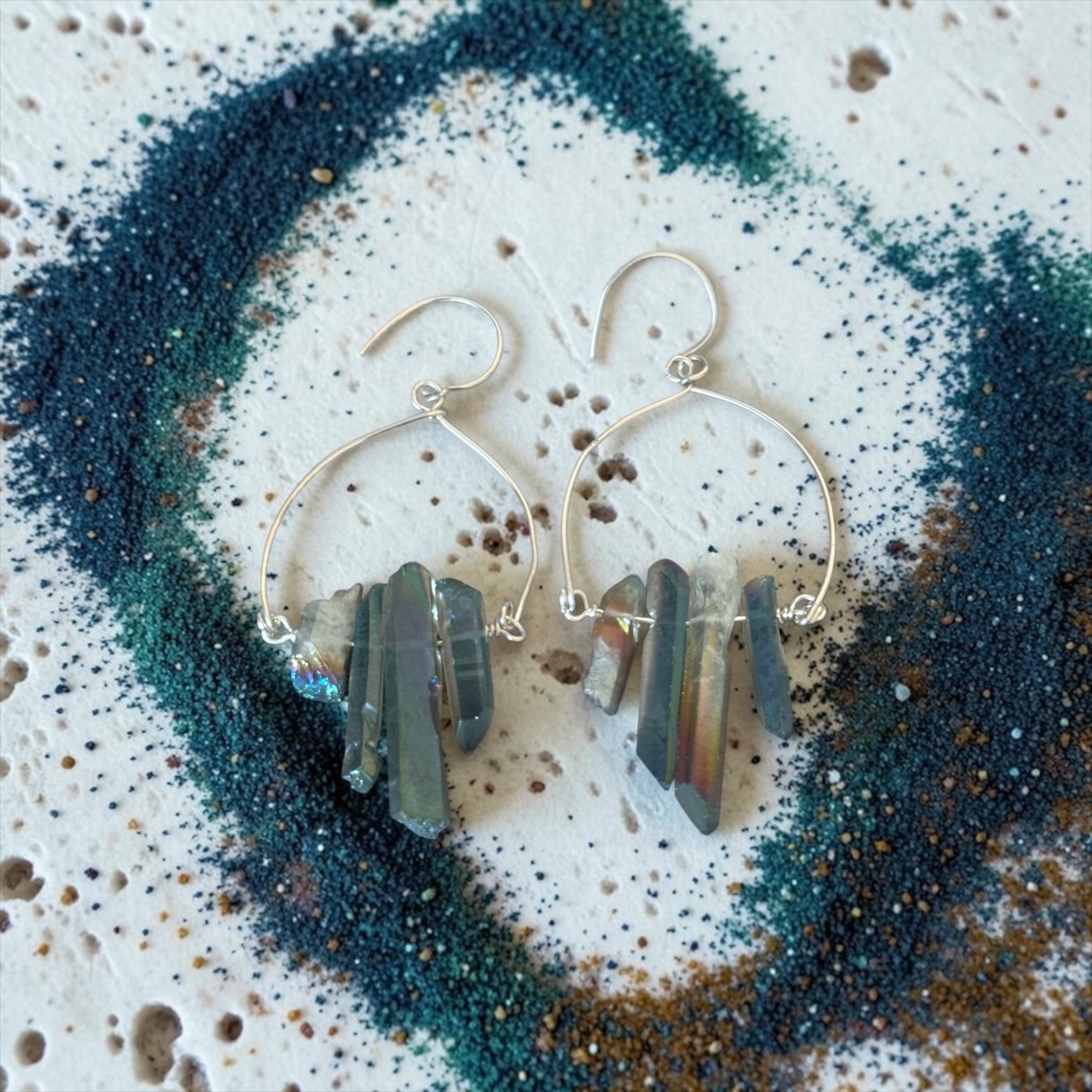 Prism Rebellion Quartz Earrings