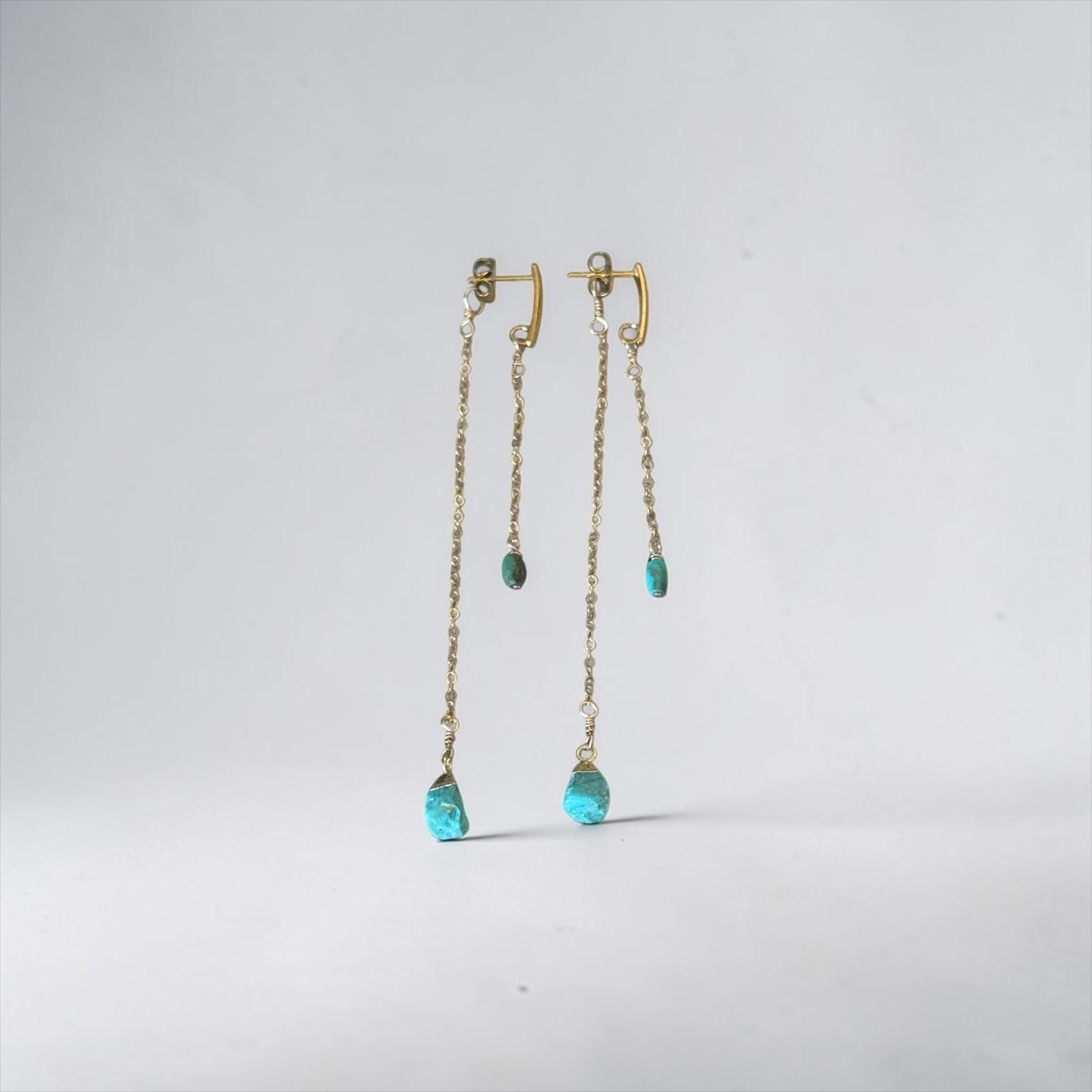 Turquoise Drip Earrings