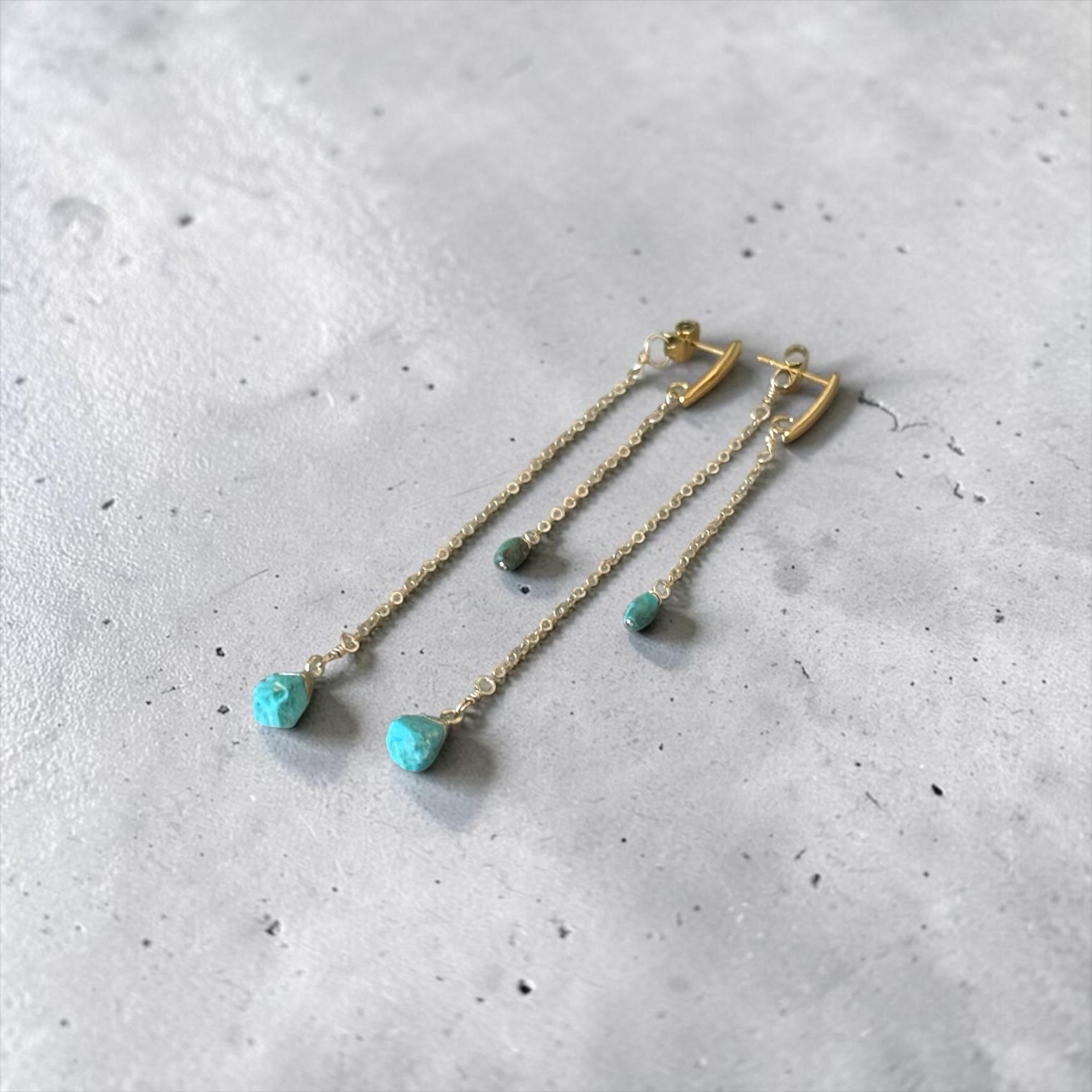 Turquoise Drip Earrings