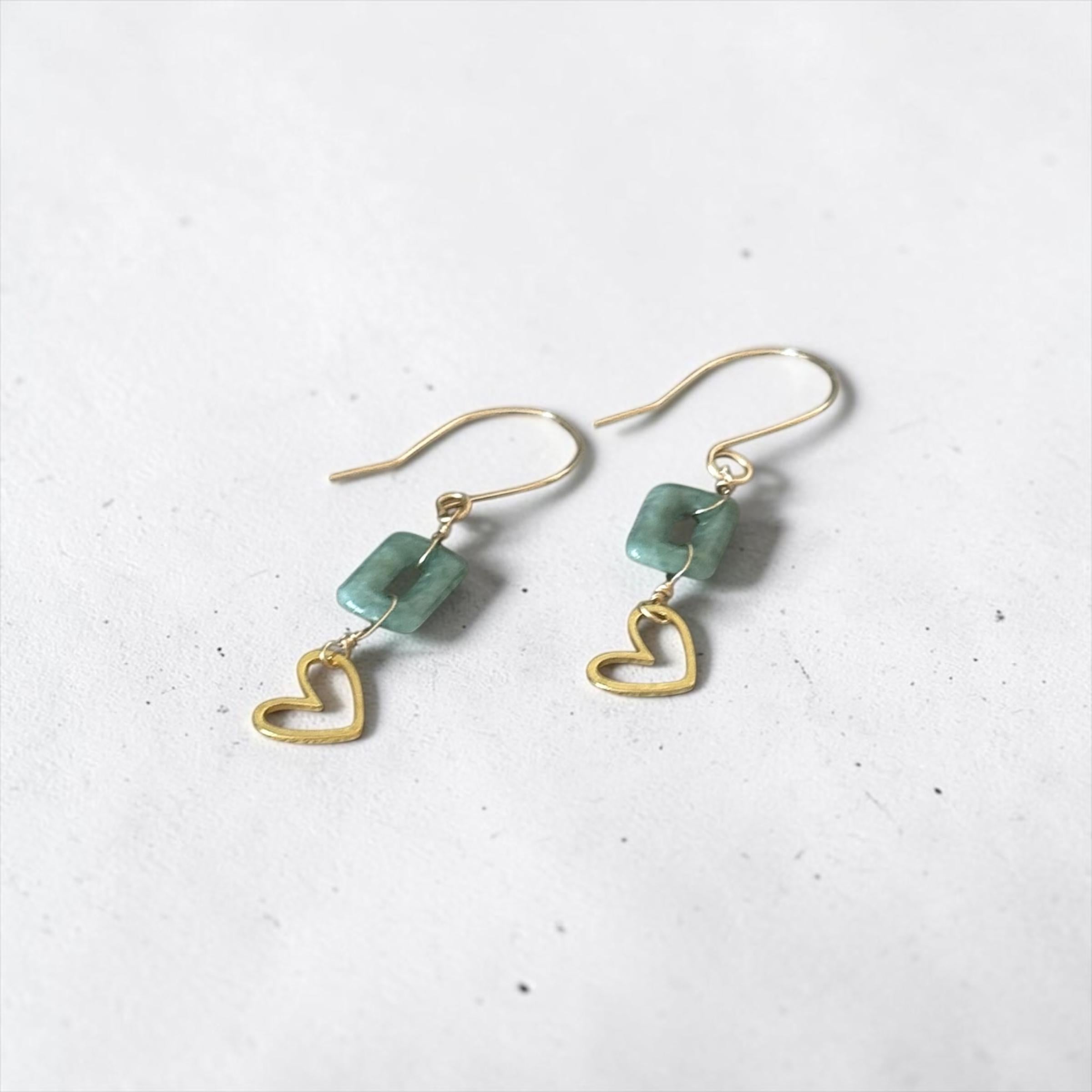 Jaded Hearts Earrings