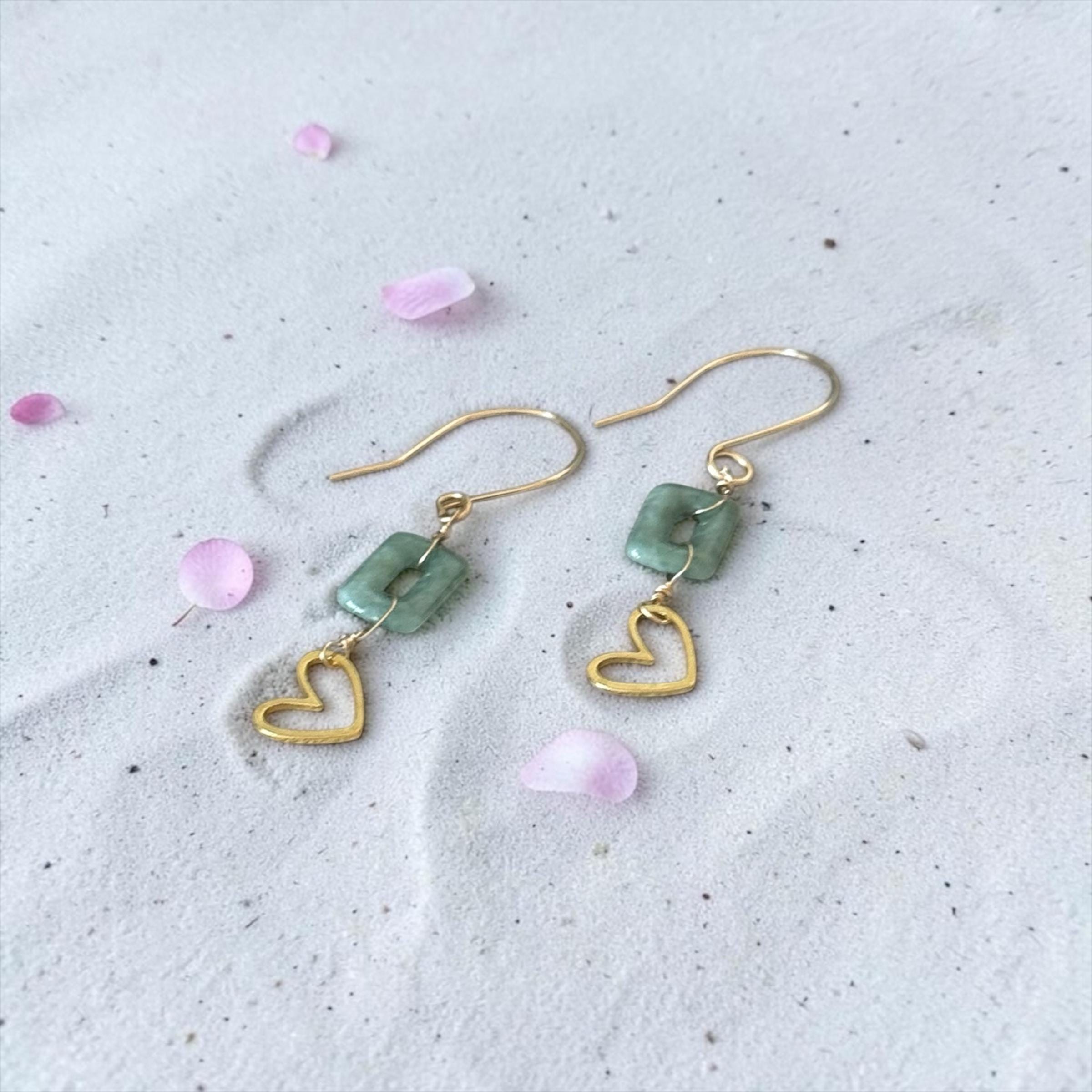 Jaded Hearts Earrings