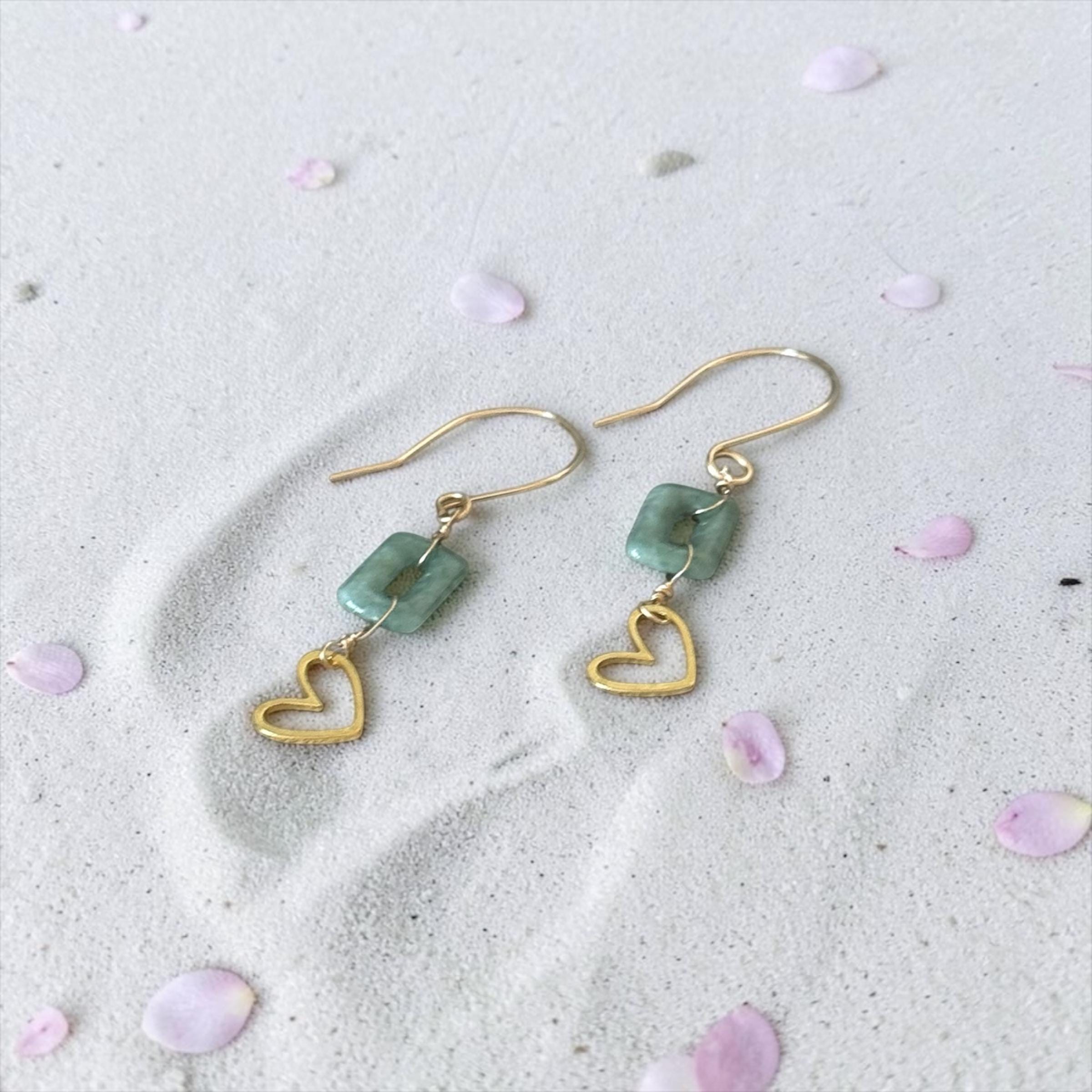 Jaded Hearts Earrings