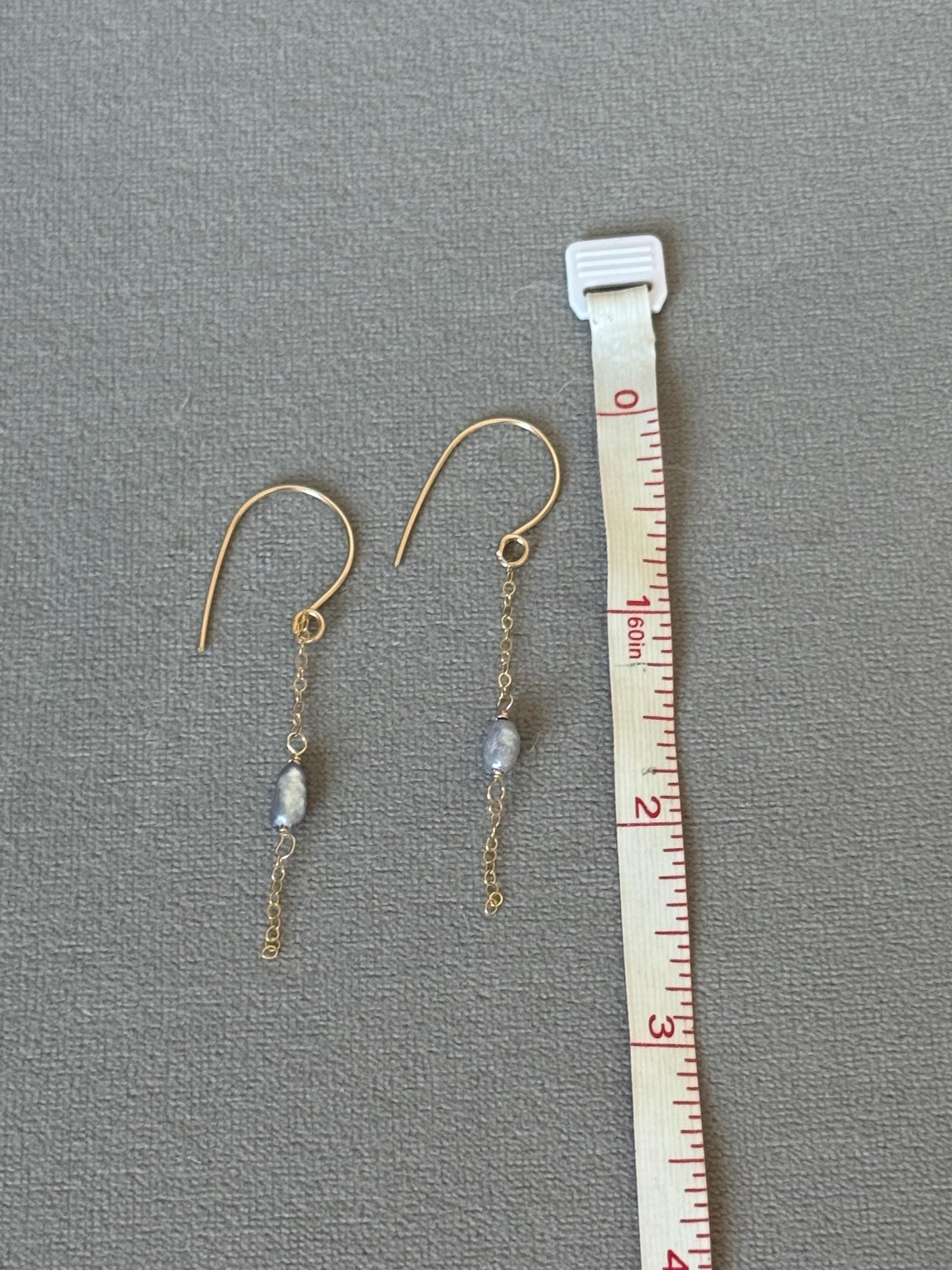 Moonlit Thread Earrings