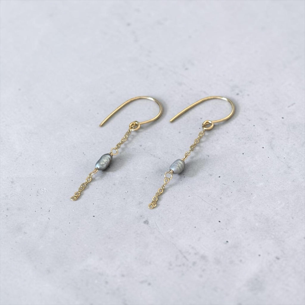 Moonlit Thread Earrings