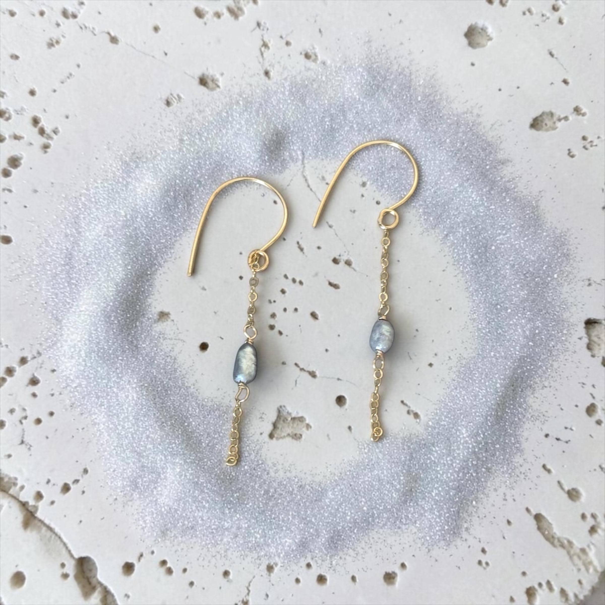 Moonlit Thread Earrings