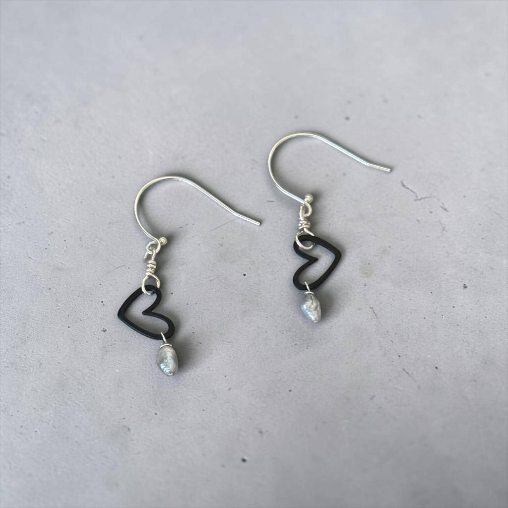 Black Heart Theory Earrings