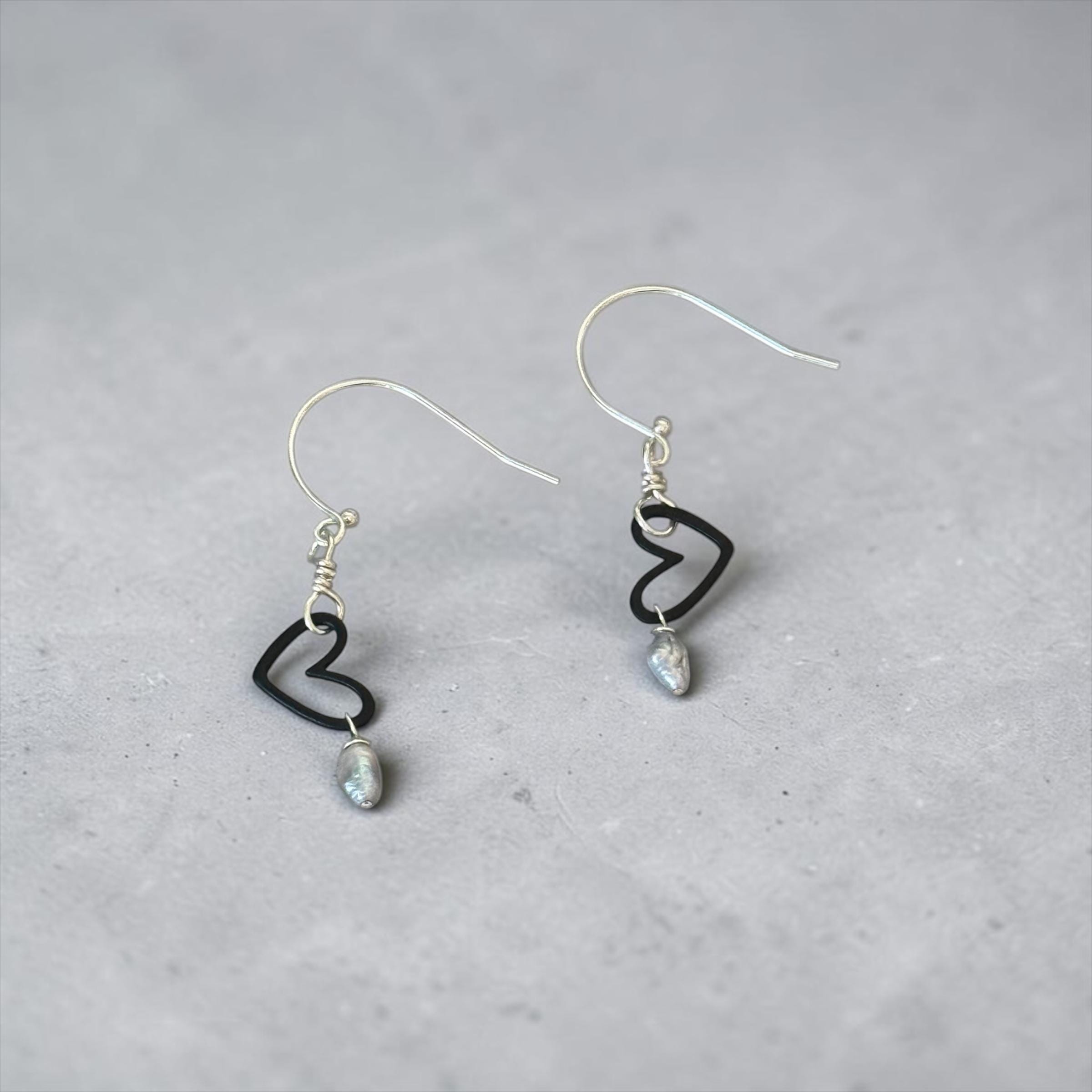 Black Heart Theory Earrings
