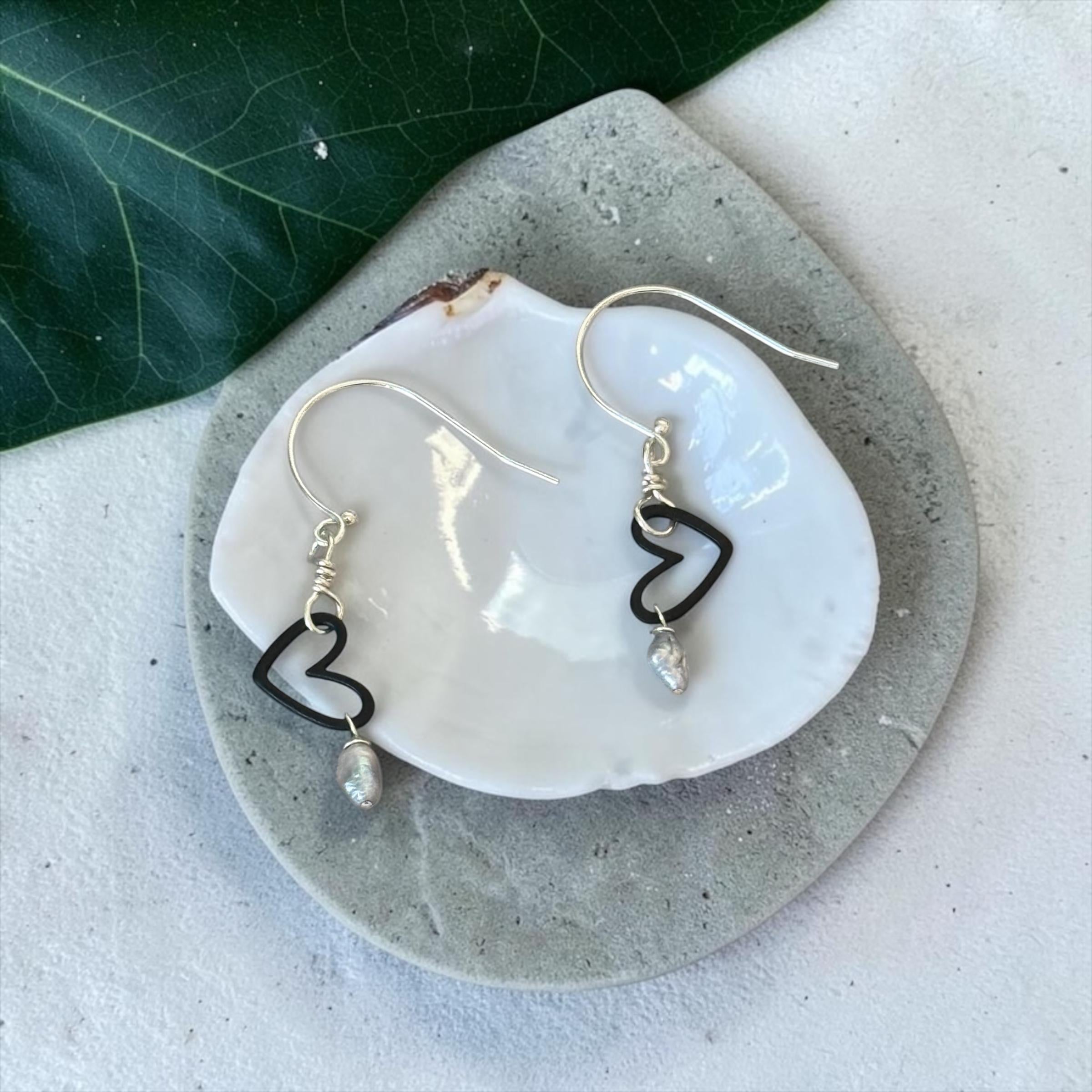 Black Heart Theory Earrings