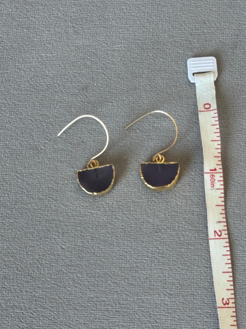 Smoke & Gold Earrings