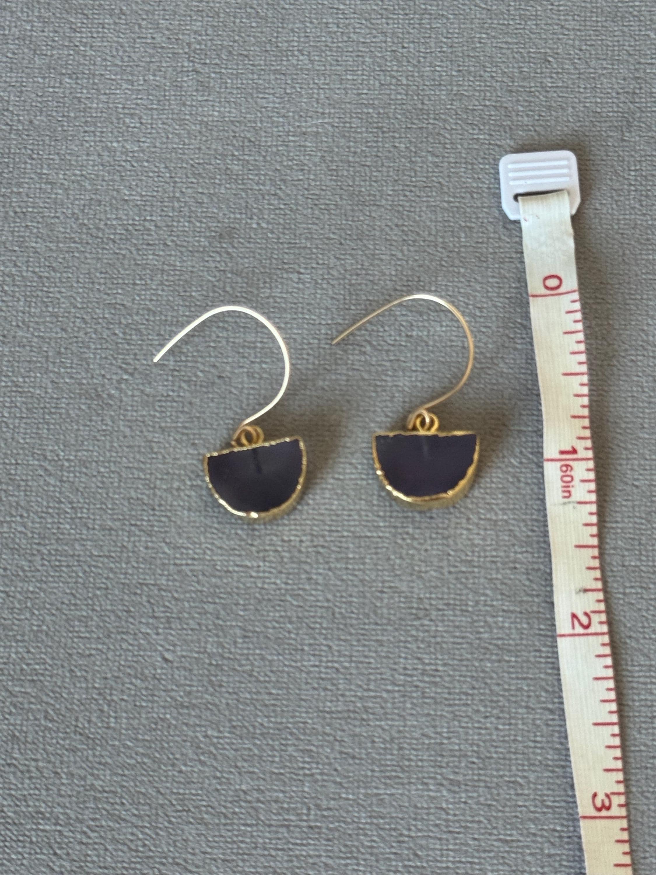 Smoke & Gold Earrings