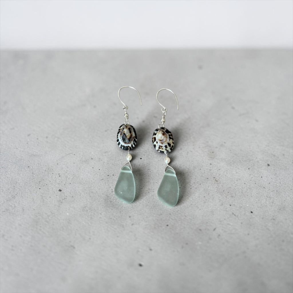 Ocean Muse Sea Glass Earrings