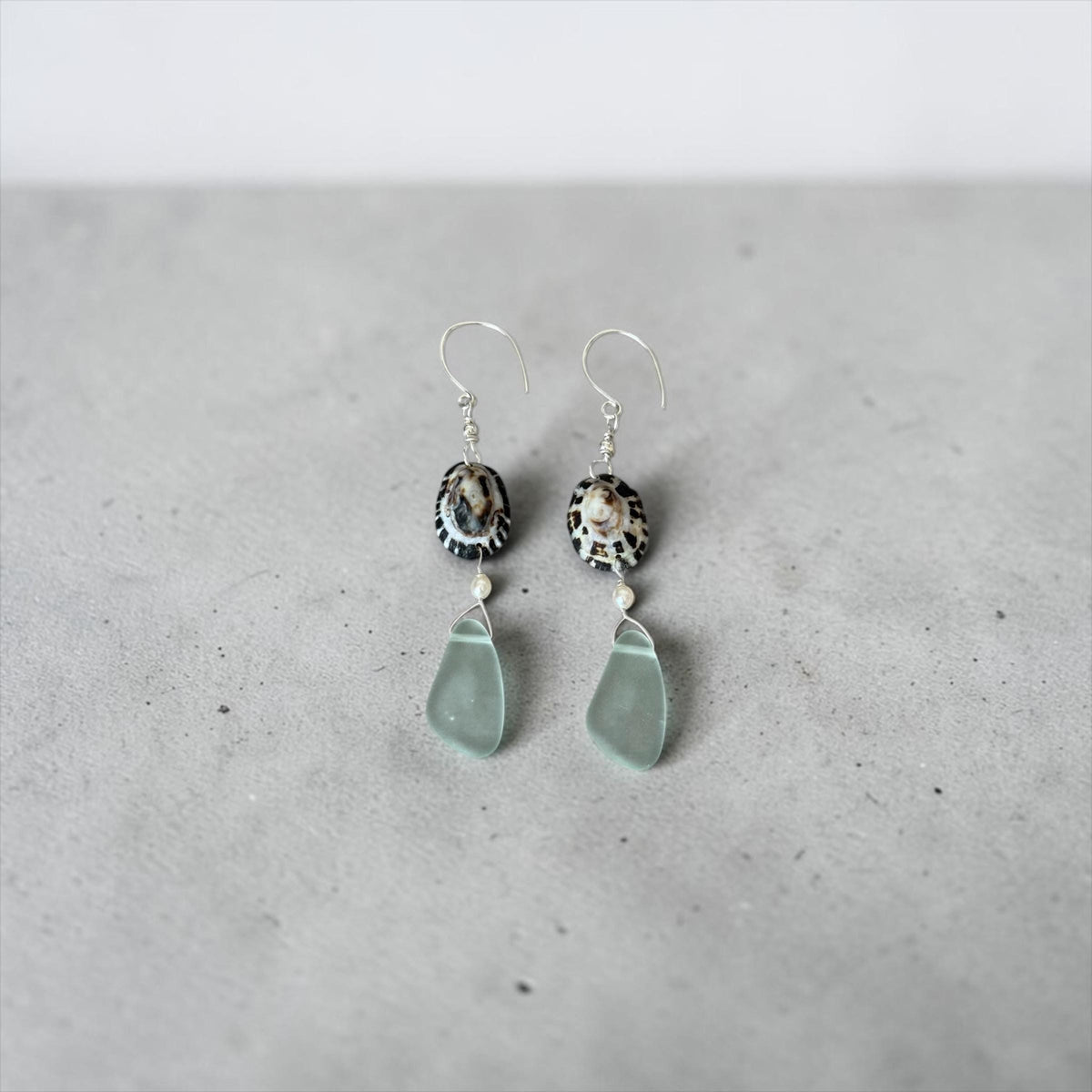 Ocean Muse Sea Glass Earrings