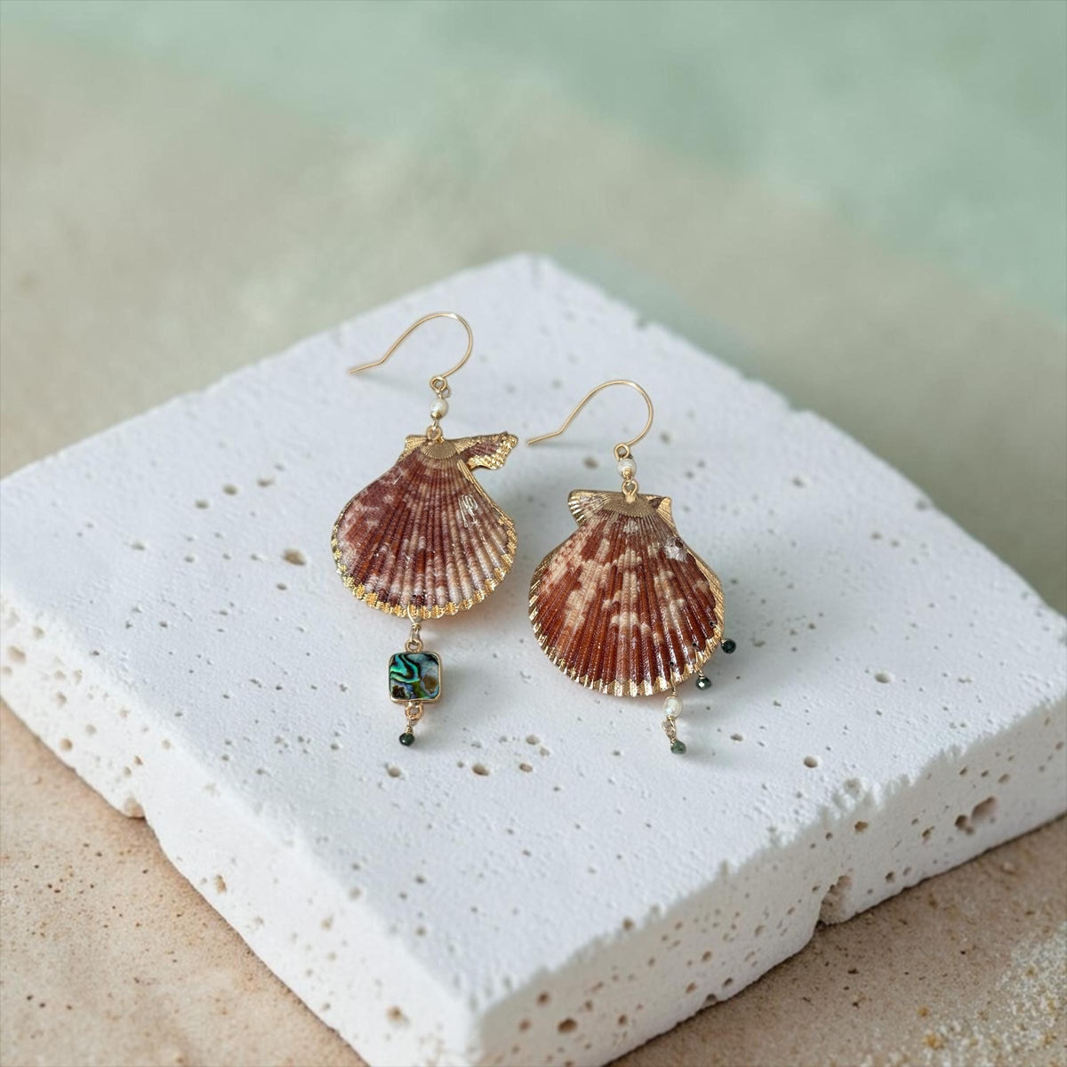 Saltwater Opulence Hawaiian Shell Earrings