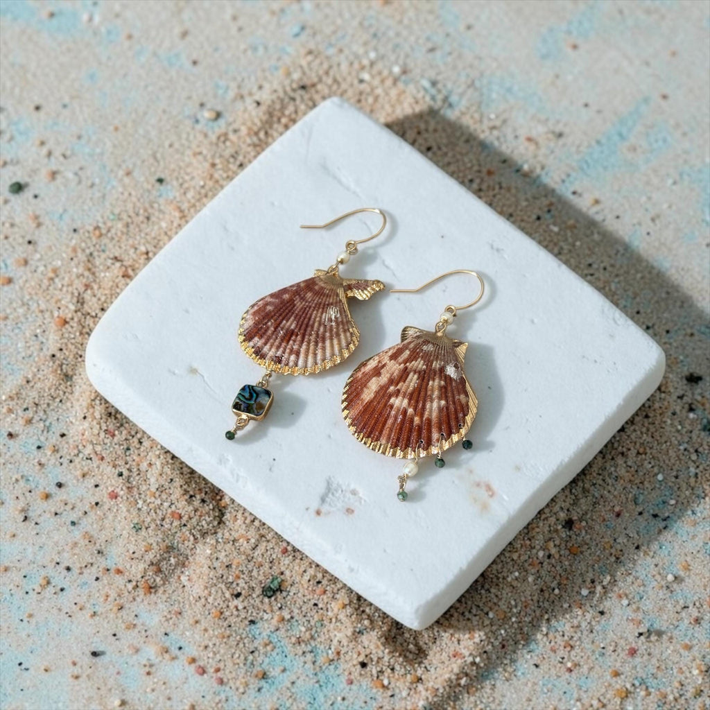 Saltwater Opulence Hawaiian Shell Earrings