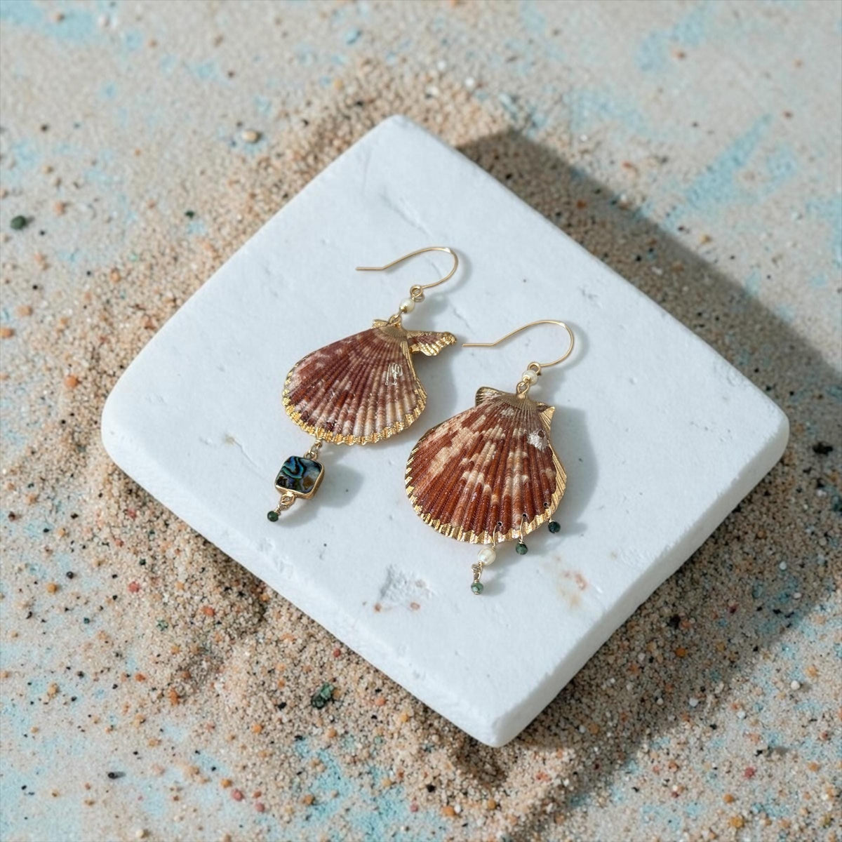 Saltwater Opulence Hawaiian Shell Earrings